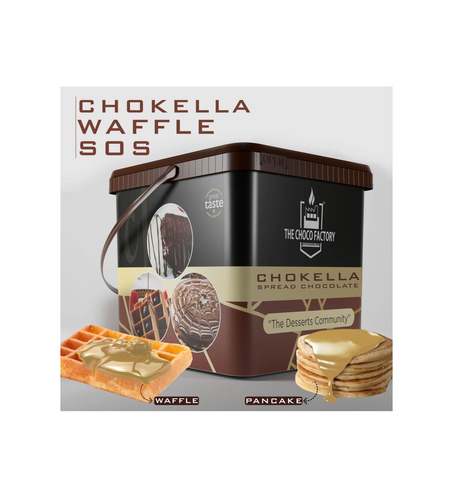 Chocoworld Hazelnut Paste Waffle Sauce (10kg)