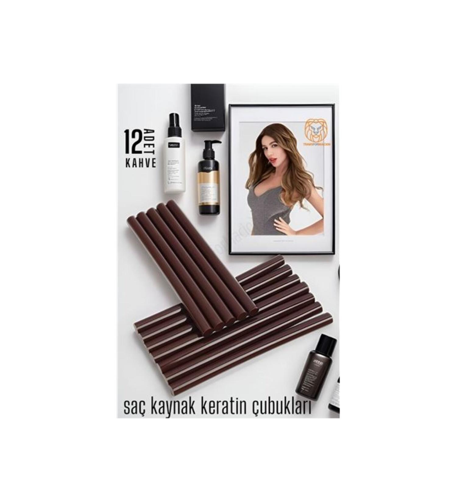 Skygo Nano Keratin Extension Rods 12 PCS BROWN Absolute 720352