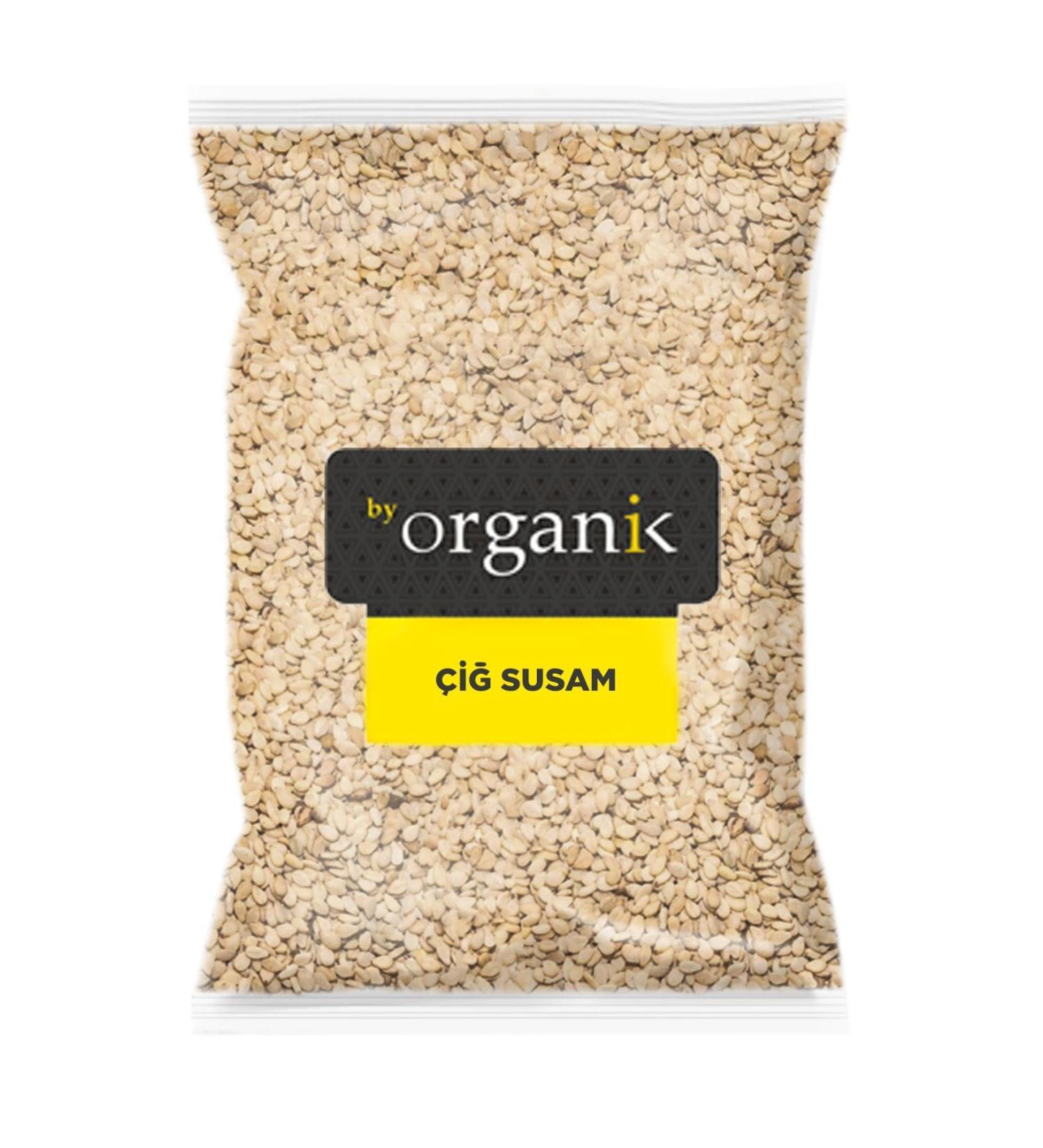 BY ORGANIC Raw Sesame 1 Kg (Sifted No Additives)