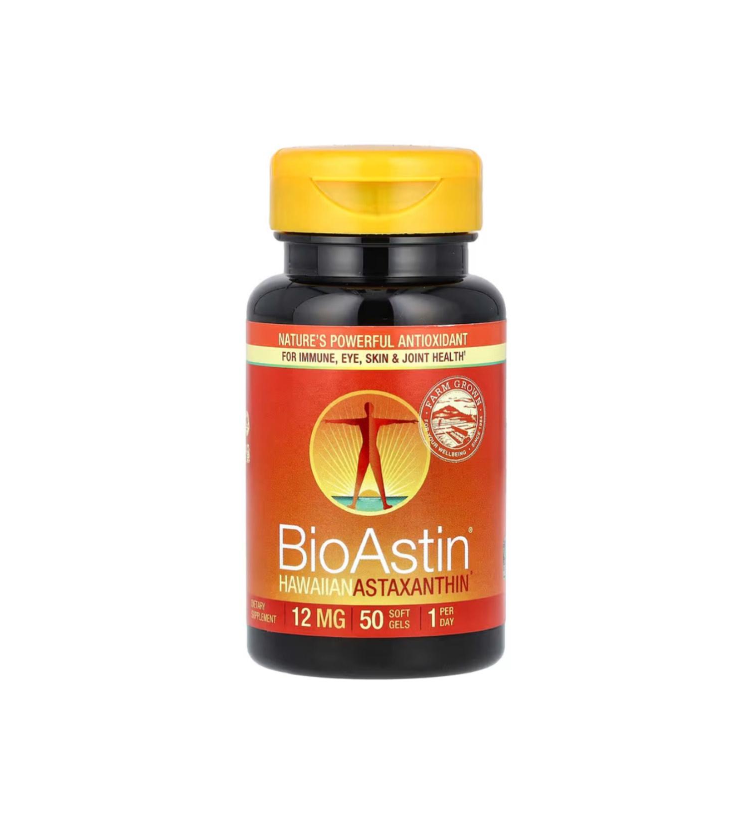 Nutrex Hawaii BioAstin Hawaiian Astaxanthin 12 mg 50 Soft Gels