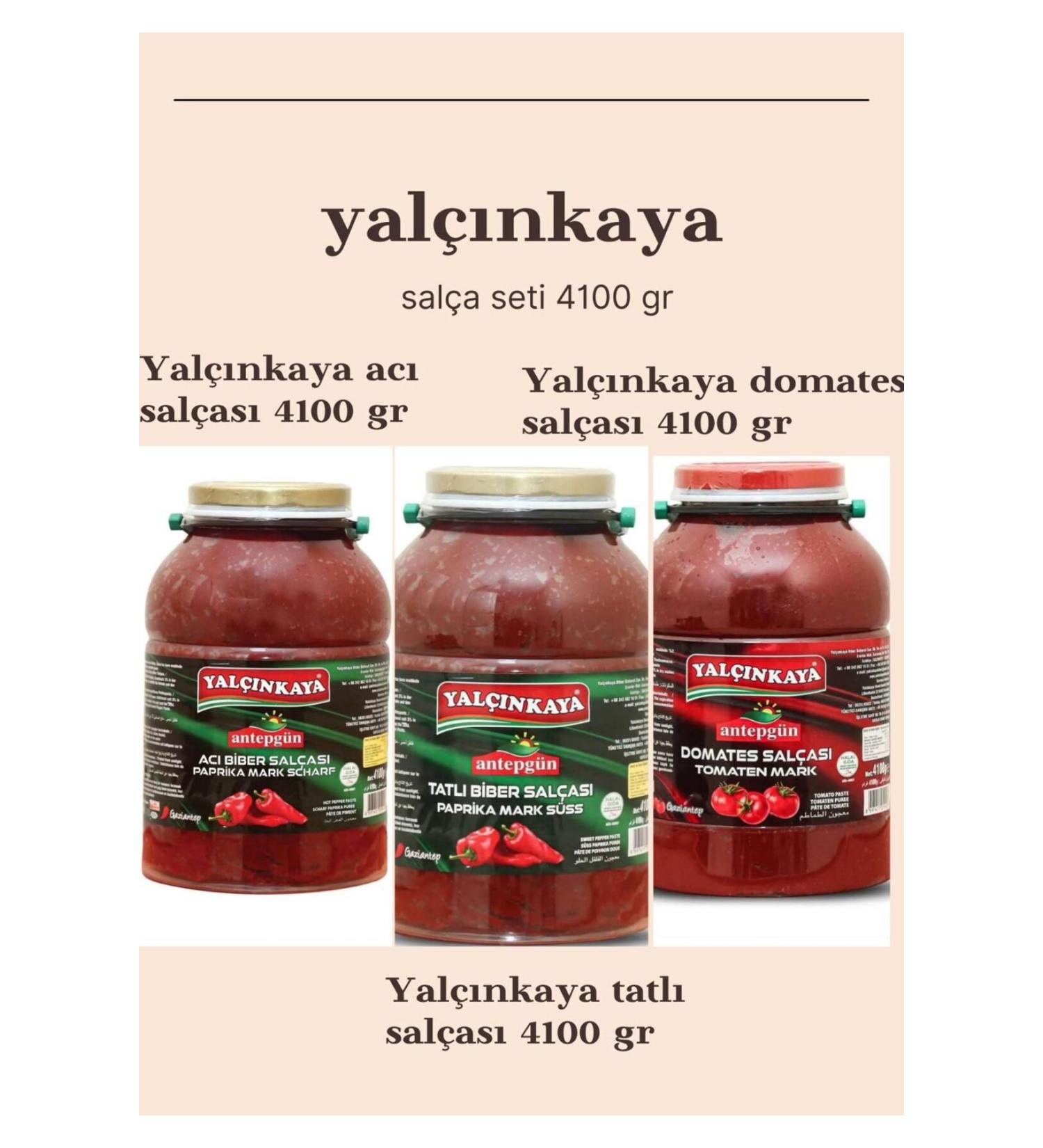 Yalcinkaya tomato paste set
