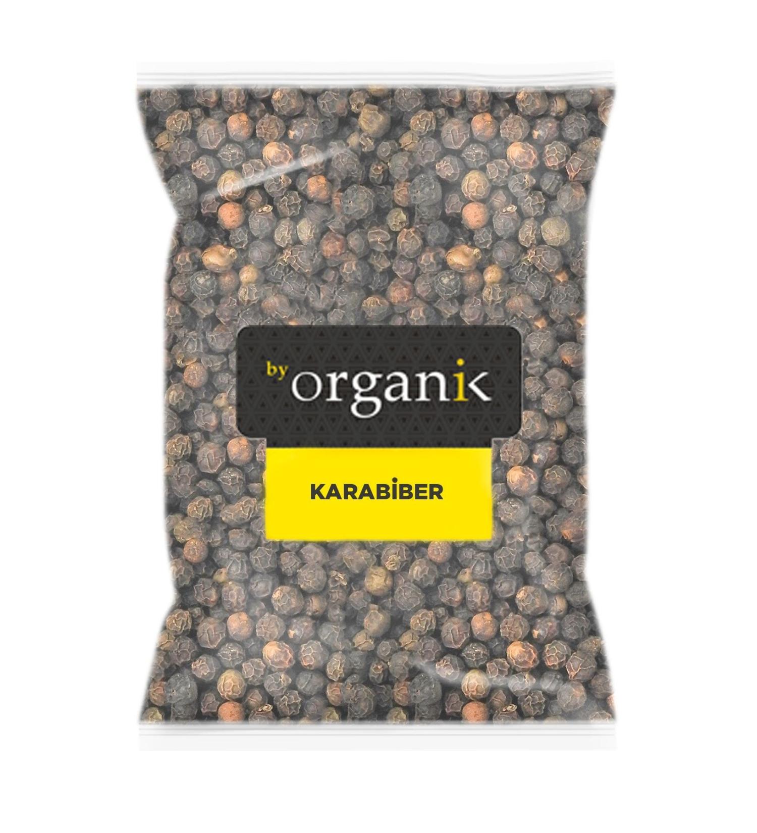 BY ORGANIC Black Pepper Grain 500 gr (Sifted Additive-Free Coarse Grained)