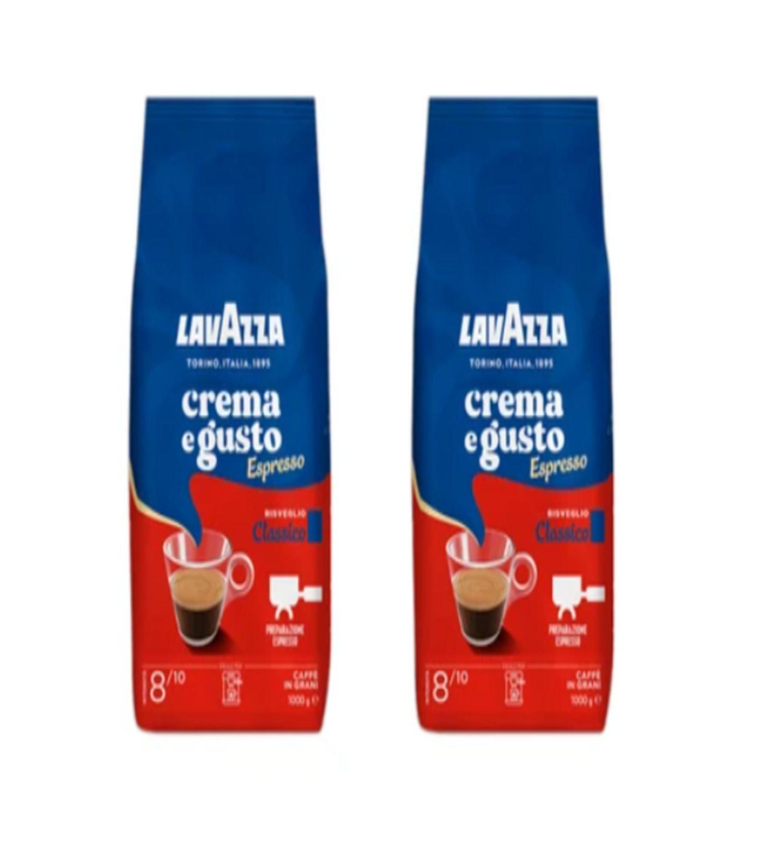 LavAzza Crema E Gusto Coffee Beans - 2x1kg LVZ-C-CEGC-2KG
