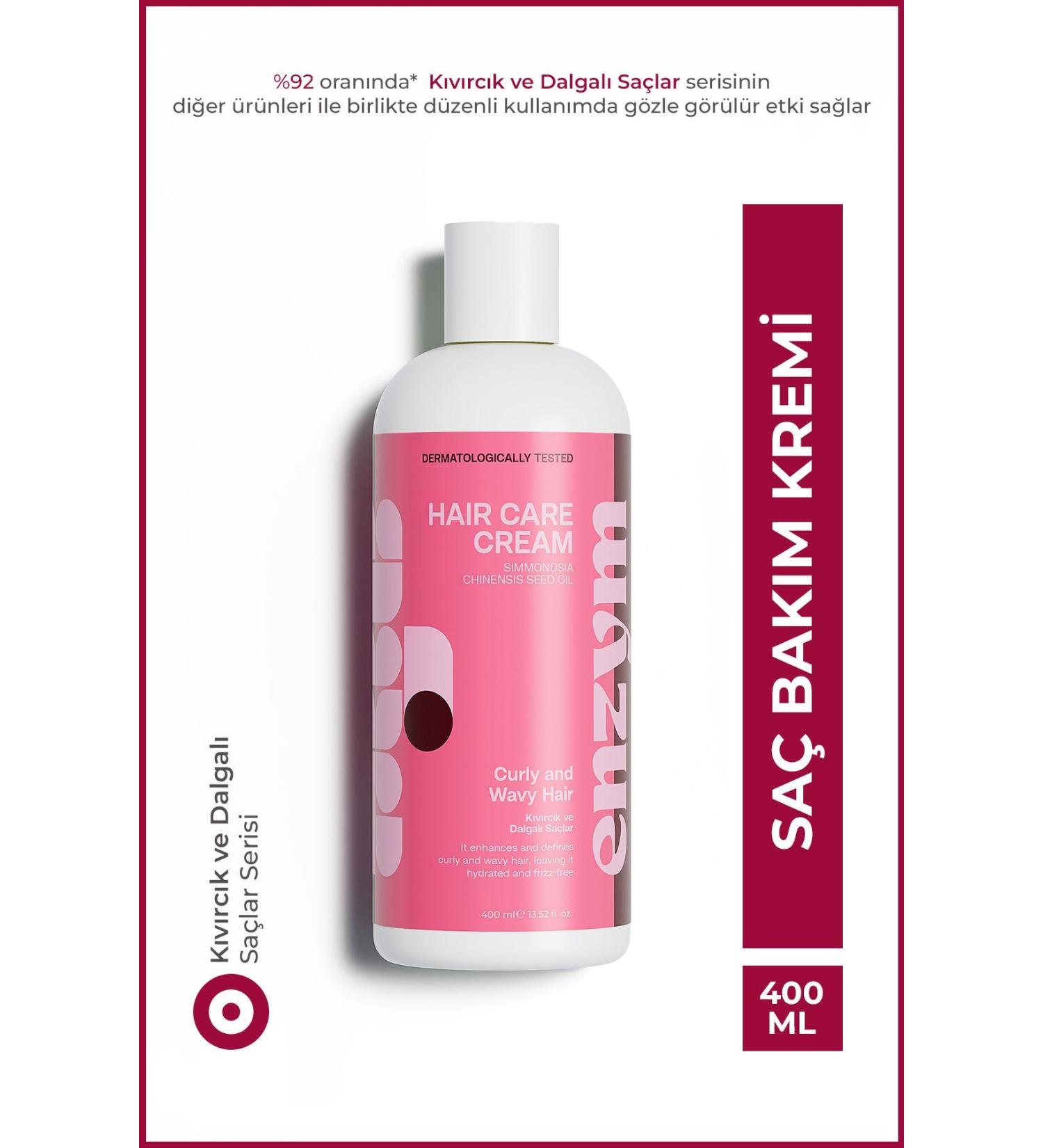 ENZYM COSMETICS Curl defining hair care cream for curly and wavy hair 400 ml - Buy Online on GoSupps.com