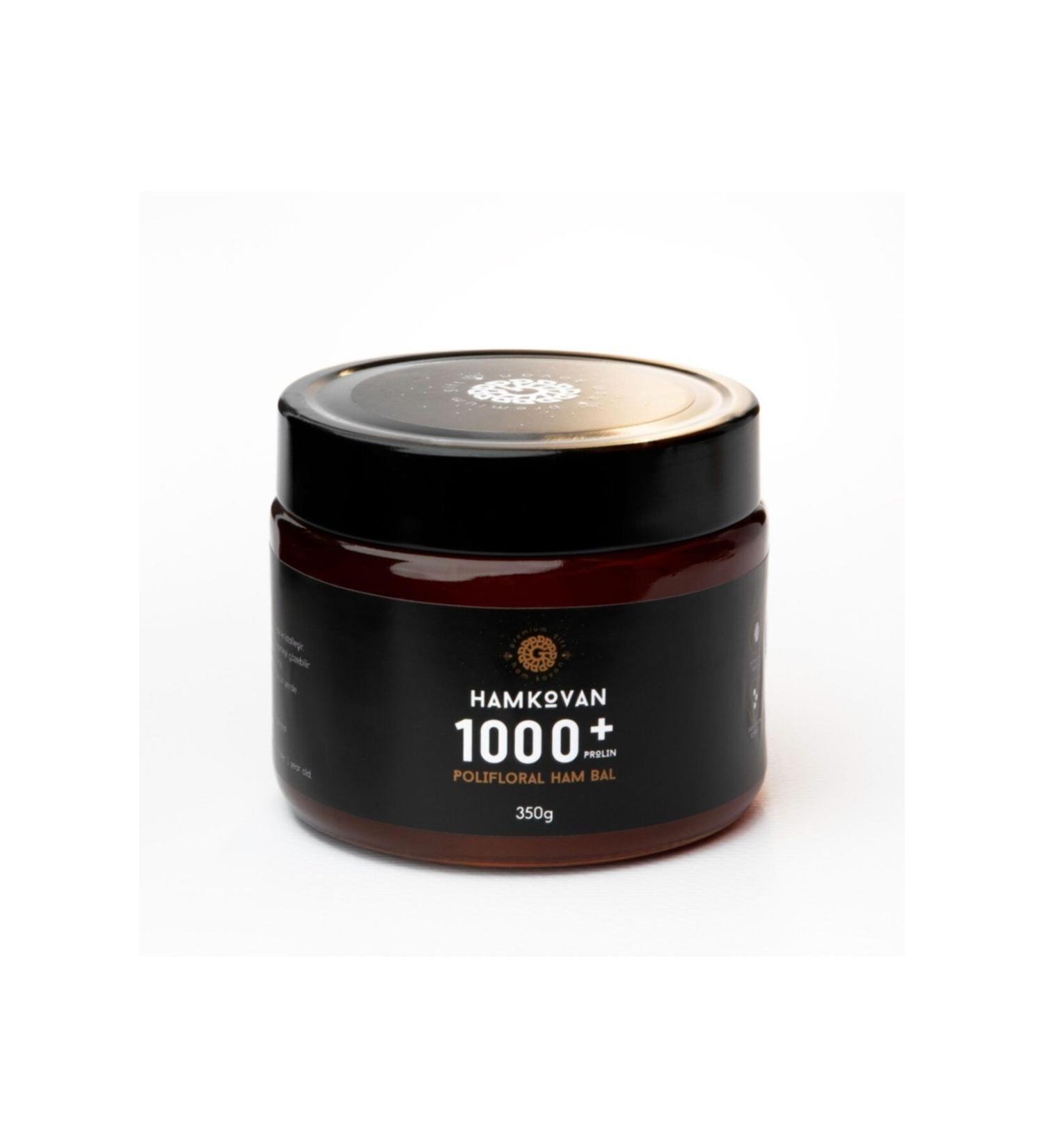 RAW HIVE 1000+ Proline Polifloral Raw Honey 350 gr