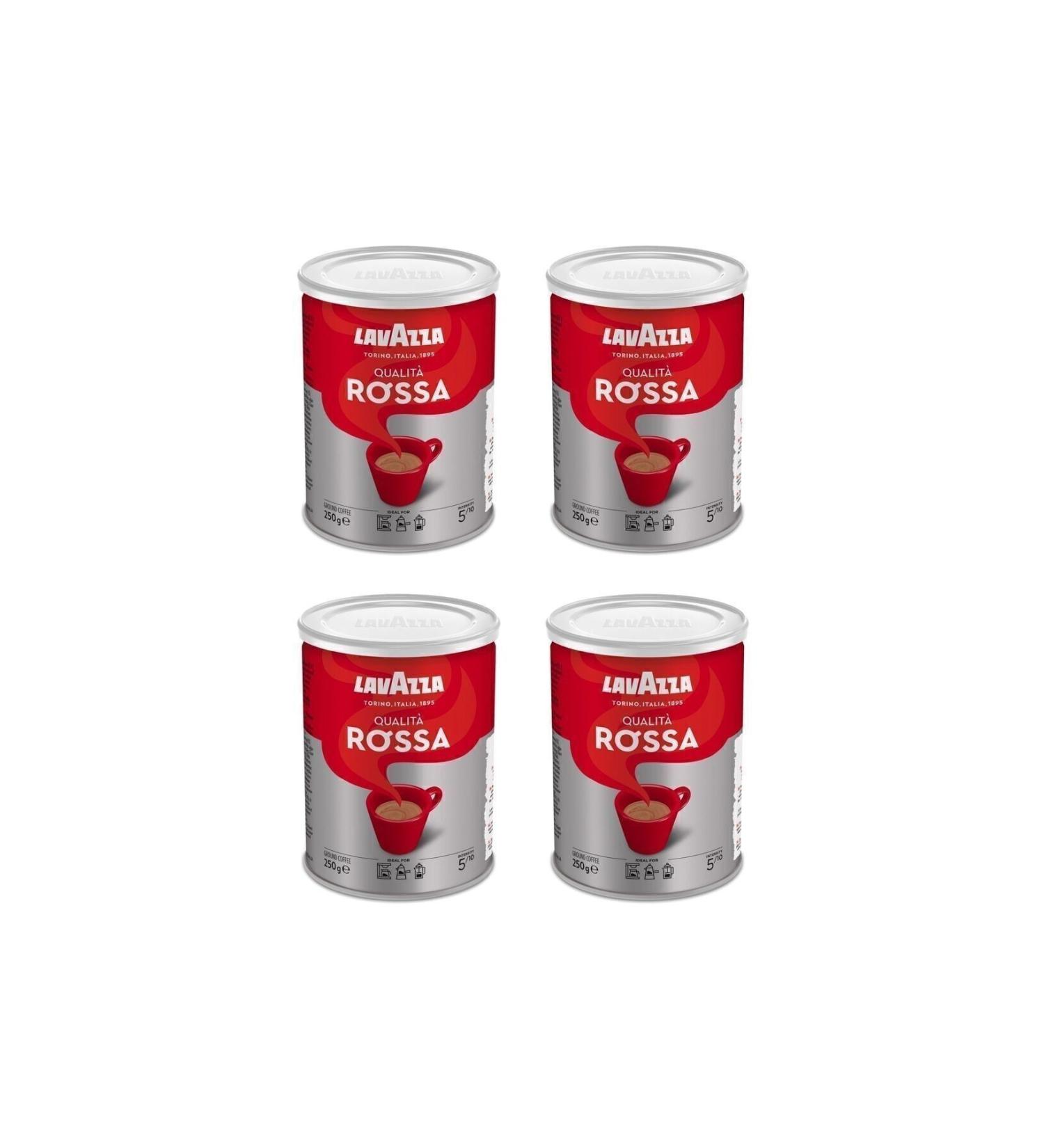 LavAzza Qualita Rossa Filter Coffee - Tin Box - 250gr x 4 pieces