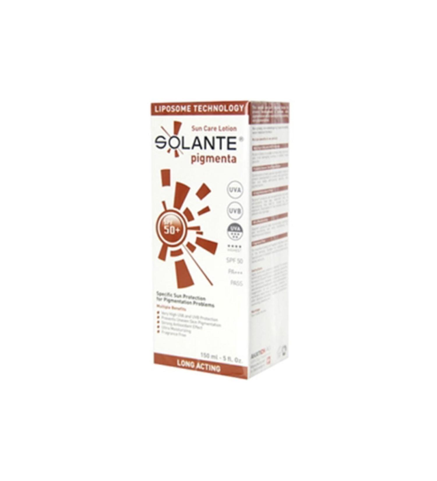 Solante Pigmenta Spot Sunscreen Lotion Spf 50+ 150 ml