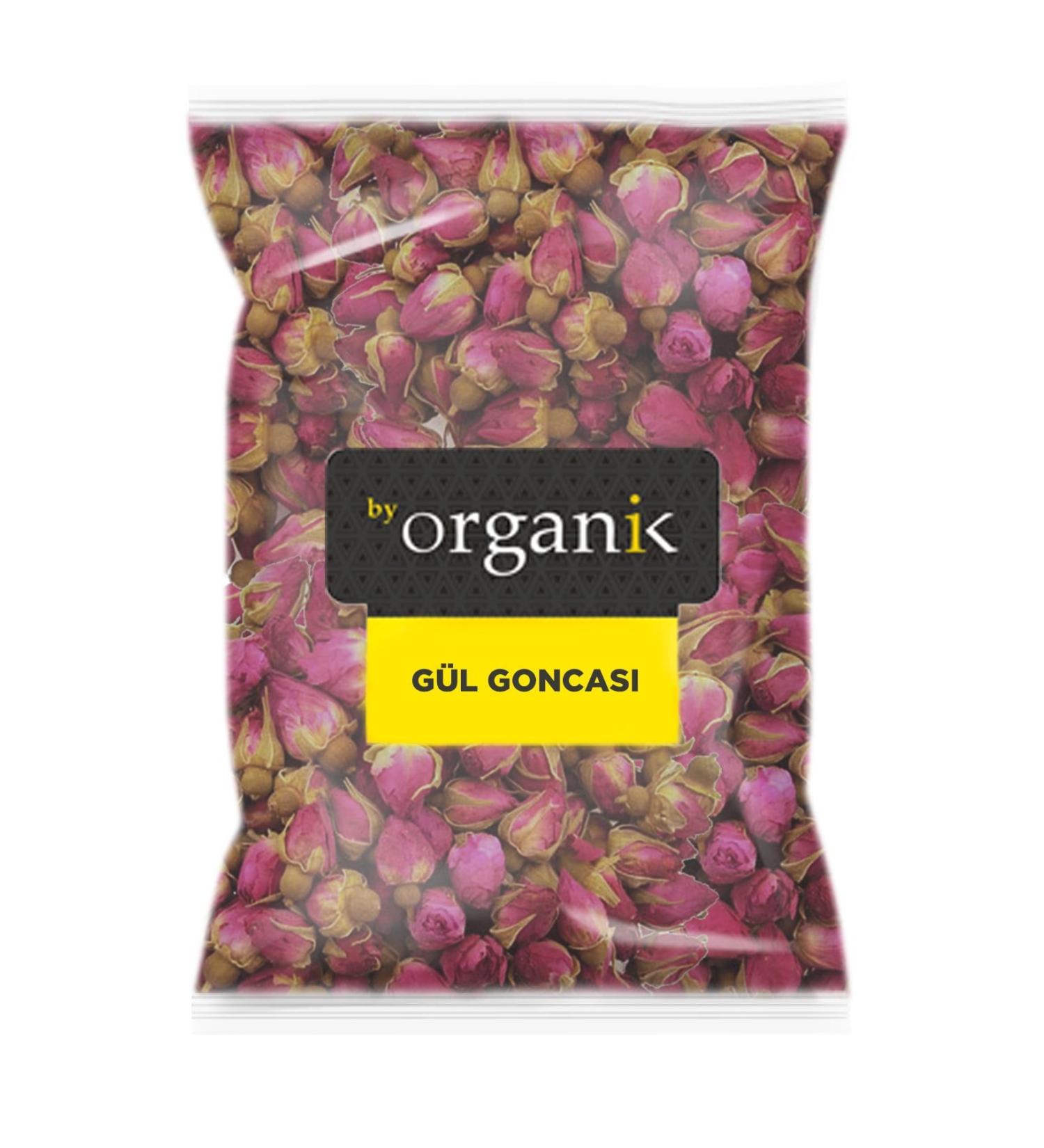 BY ORGANIC Bud Dried Rose 250 gr (Naturally Dried Sifted Additive-Free Scented)