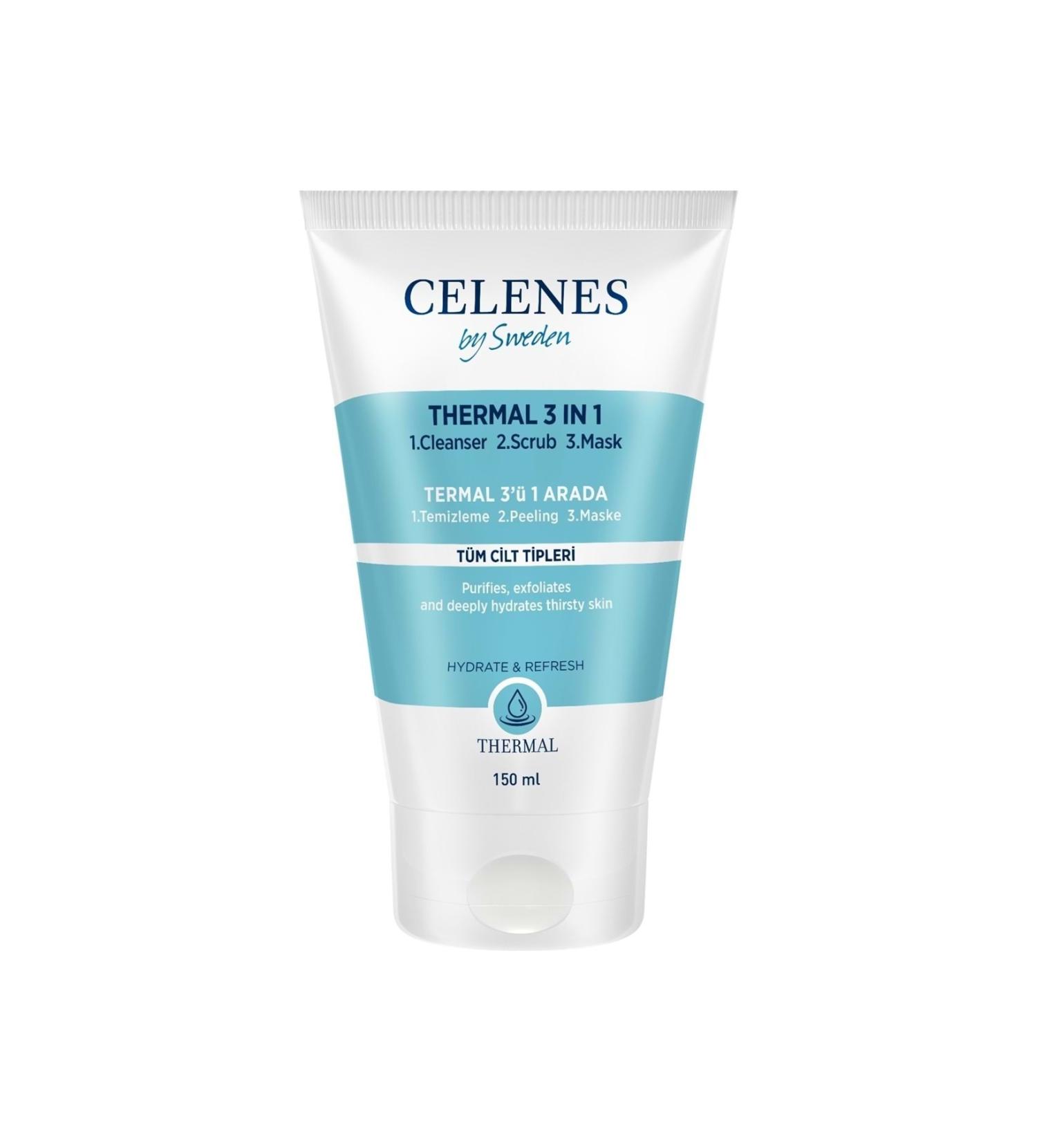 Celenes by Sweden Thermal 3 in 1 Peeling Mask 150 Ml.