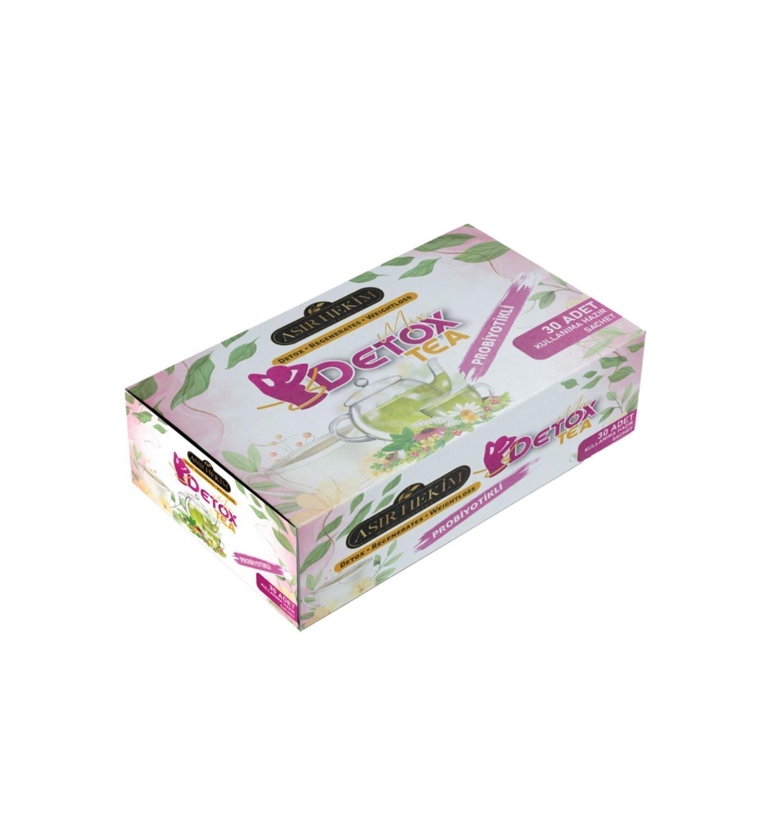 As r Hekim Detox Tea Probiotic Natural Detox Form Tea 30pcs