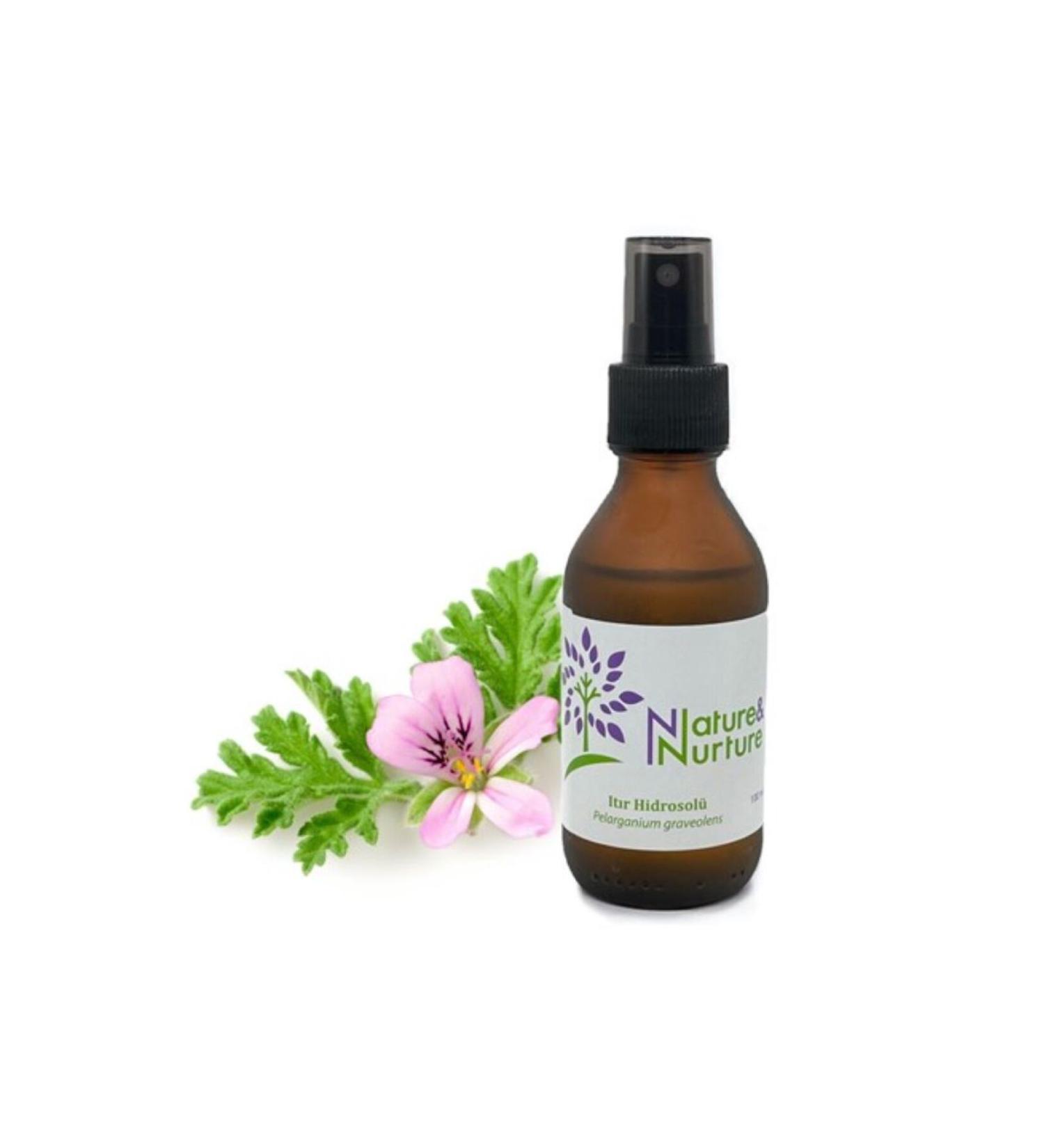 NATURE&NURTURE Geranium Hydrosol Aromatherapy 100 ml Pelarganium Graveolens
