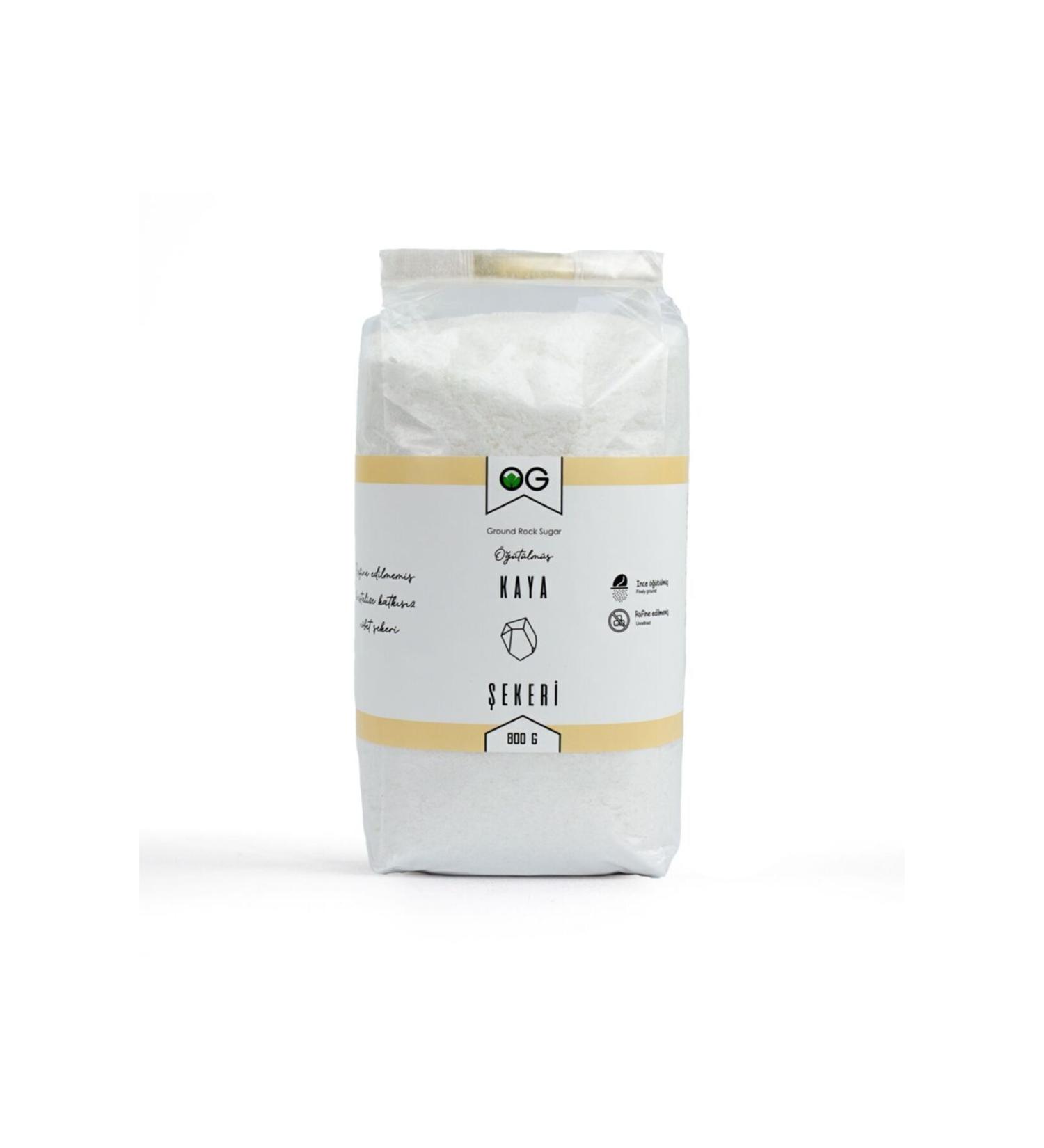 OG natural Ground Rock Sugar 800 gr