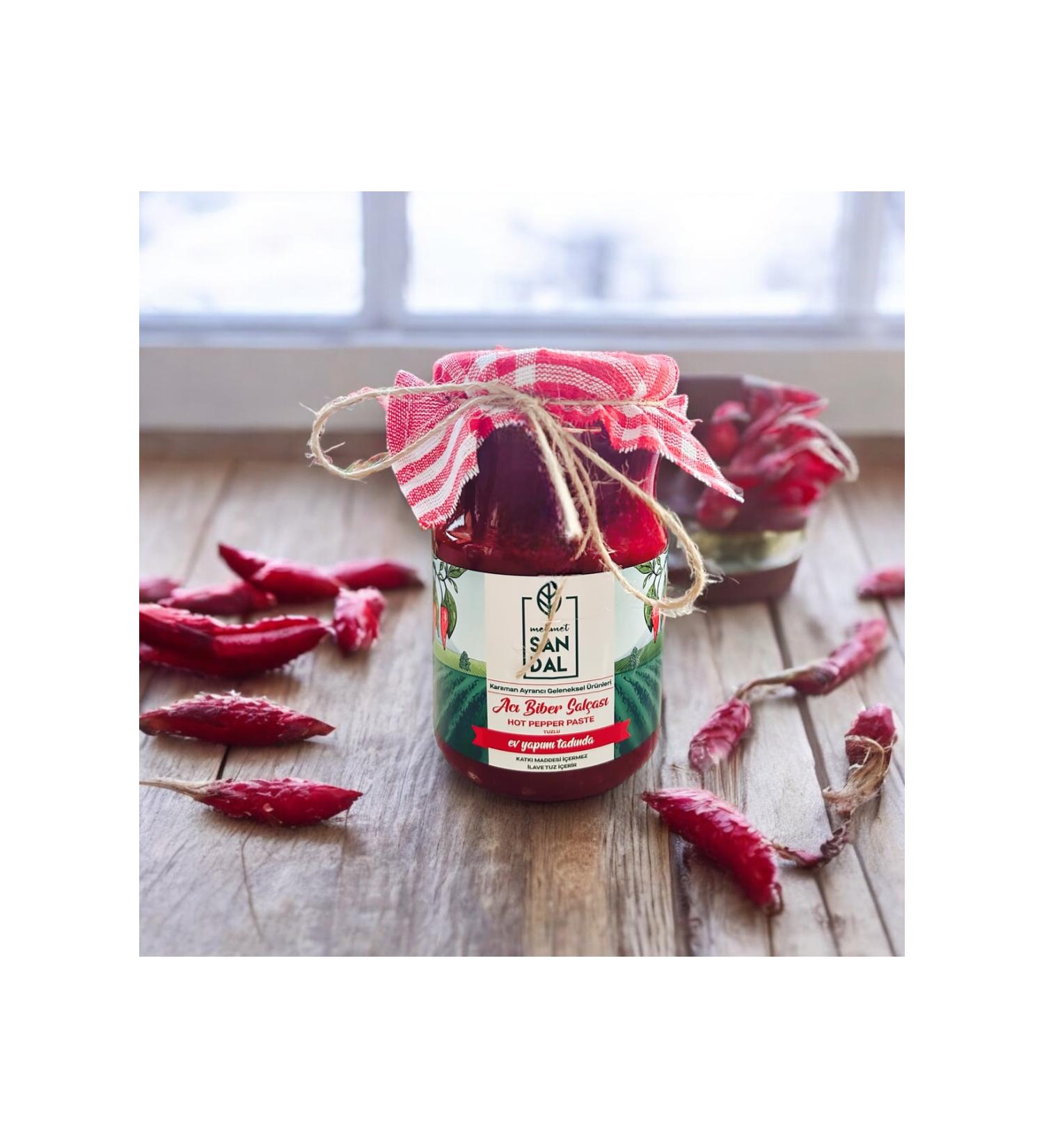 Mehmet Sandal Hot Pepper Paste 730 gr. - Homemade Hot Pepper Paste 730 gr.
