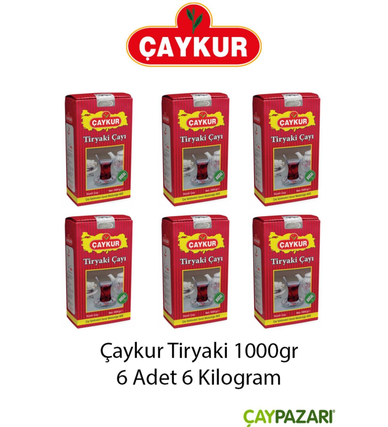 aykur Tiryaki 1000 Gr. 6 Pieces (6 Kilograms)