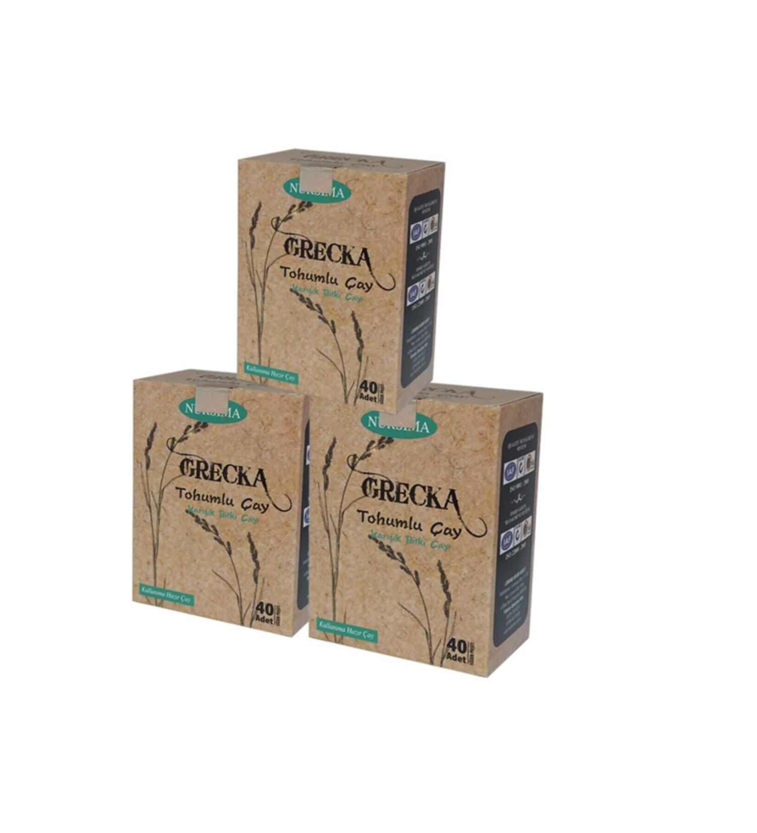 Nursima Gre ka Herbal Tea Set 3 Pieces x 40 Pcs