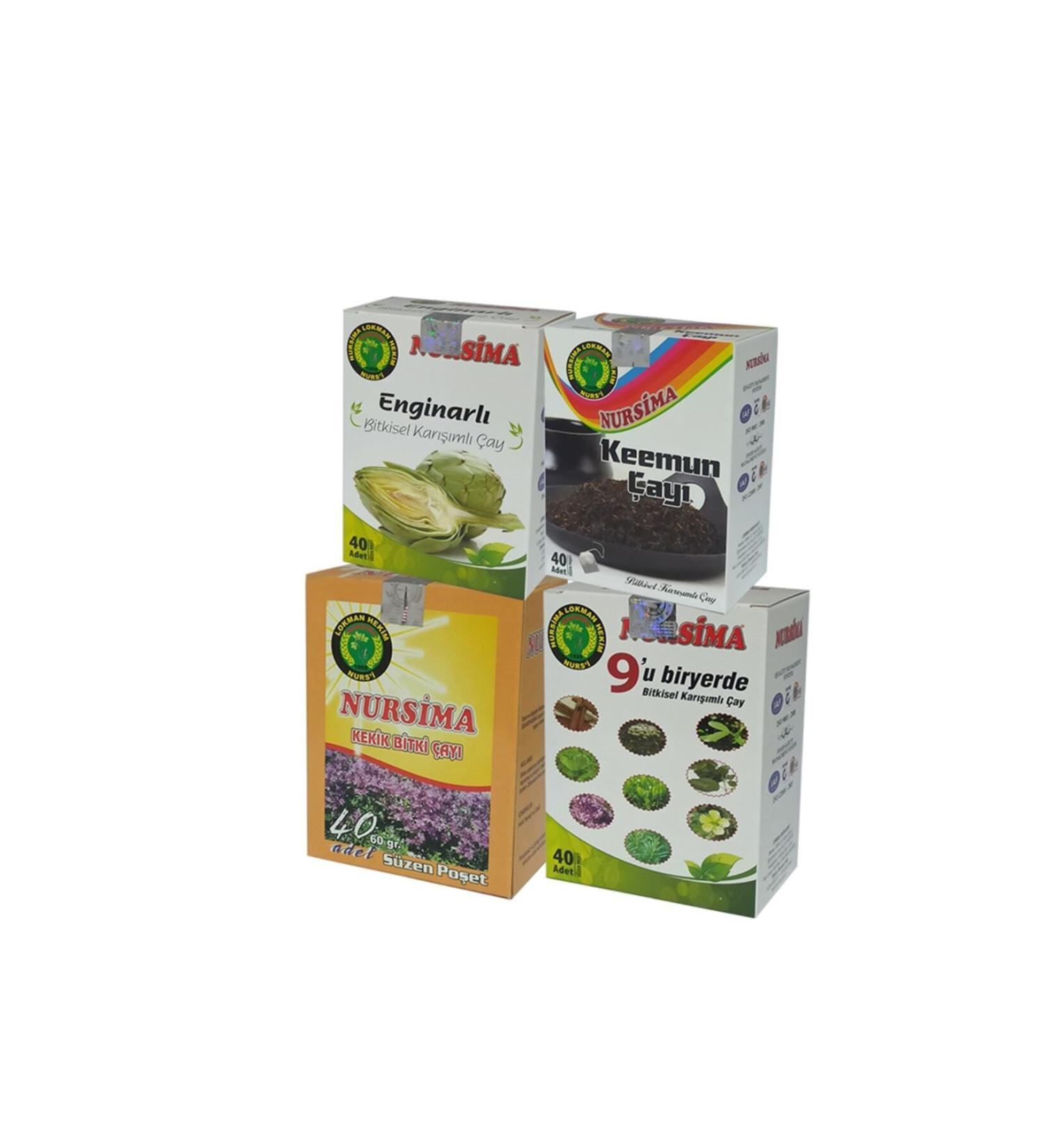 Nursima Thyme Herbal Tea Set 4 Pieces X 40 Pieces