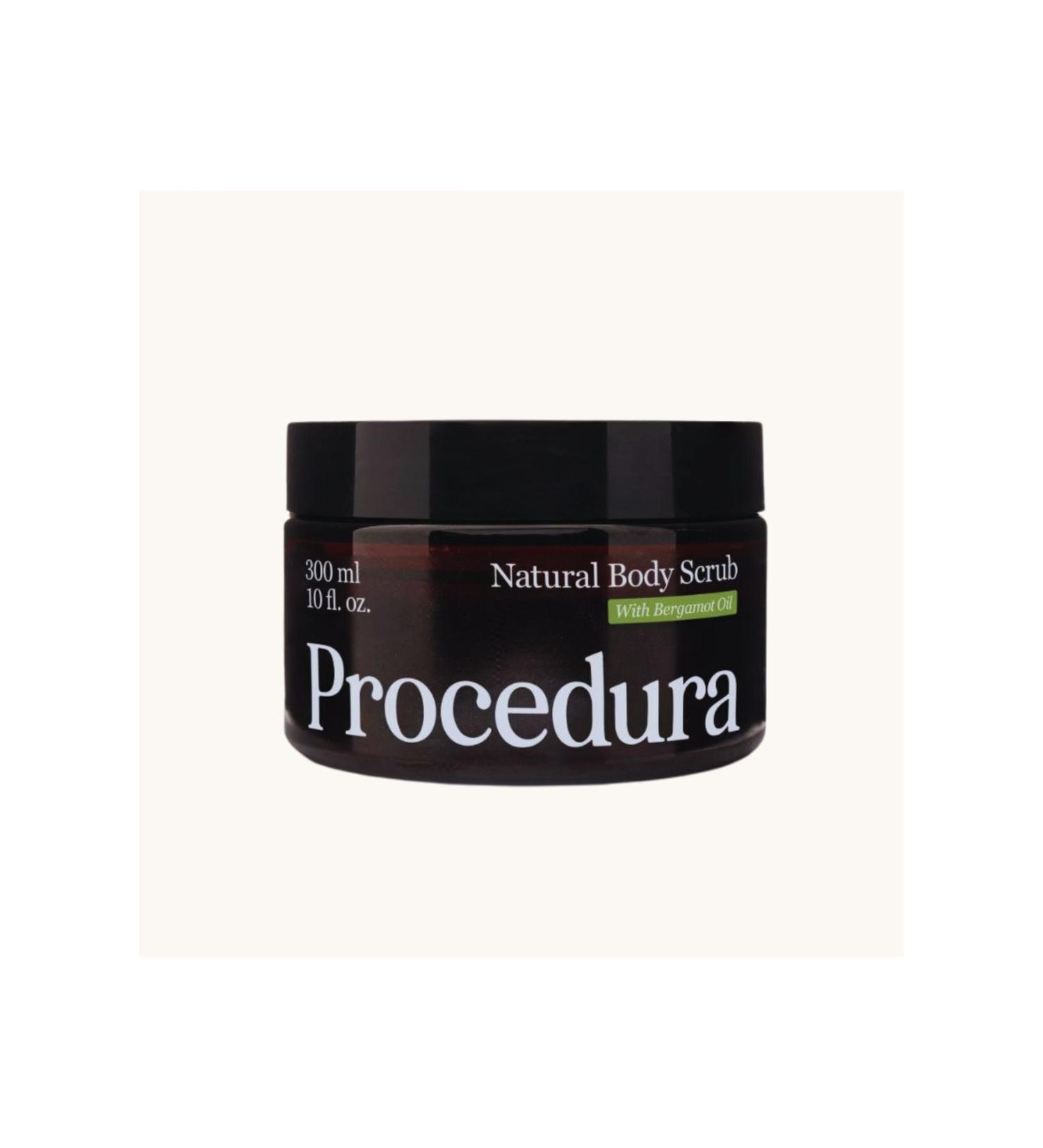 Procedura Natural Body Scrub Bright Skin and Moisturizing with Natural Bergamot and Orange Oil 300 ml. - Buy Online on GoSupps.com