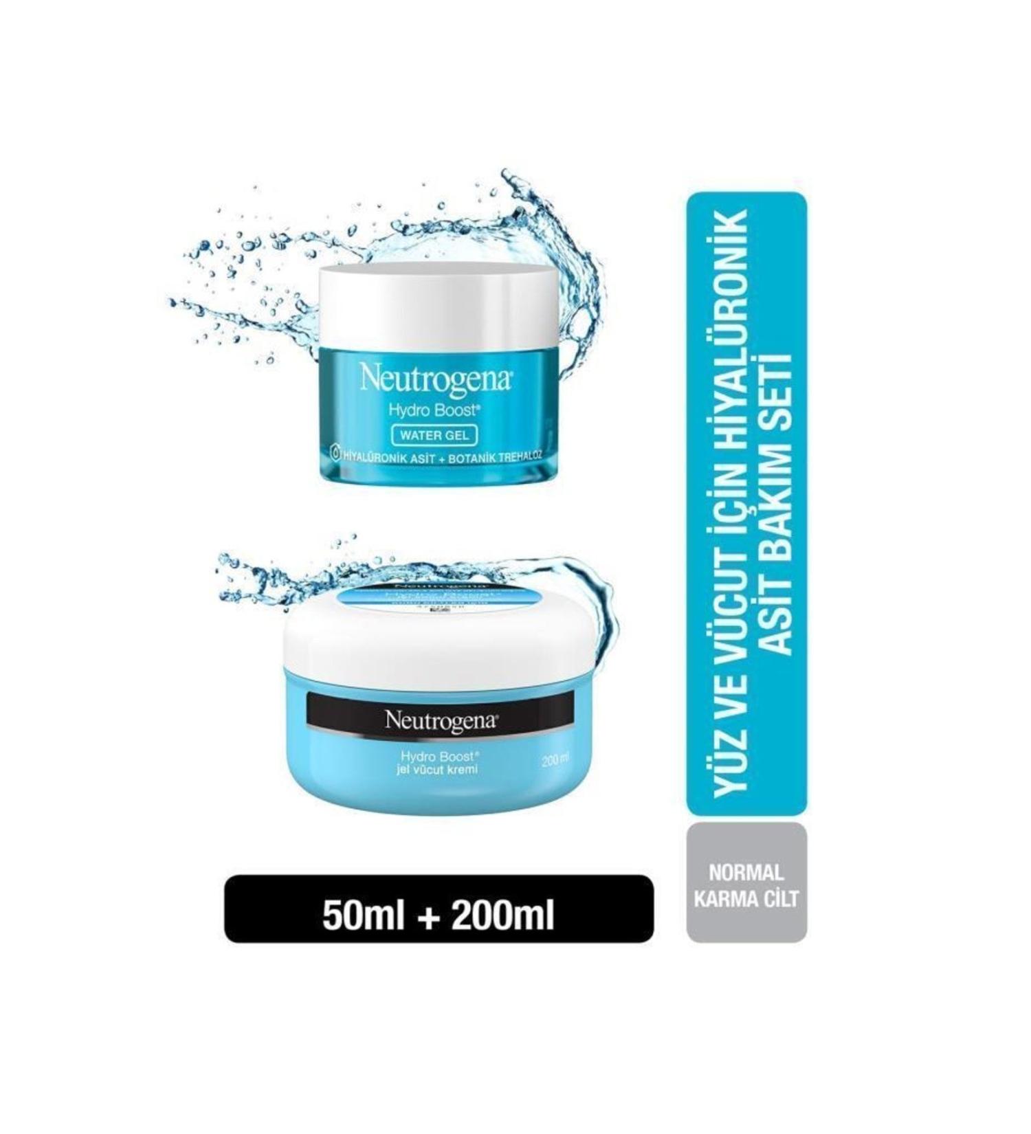 Neutrogena Hydro Boost Water Gel Moisturizer 50 ml Hydro Boost Gel Body Cream 200 ml