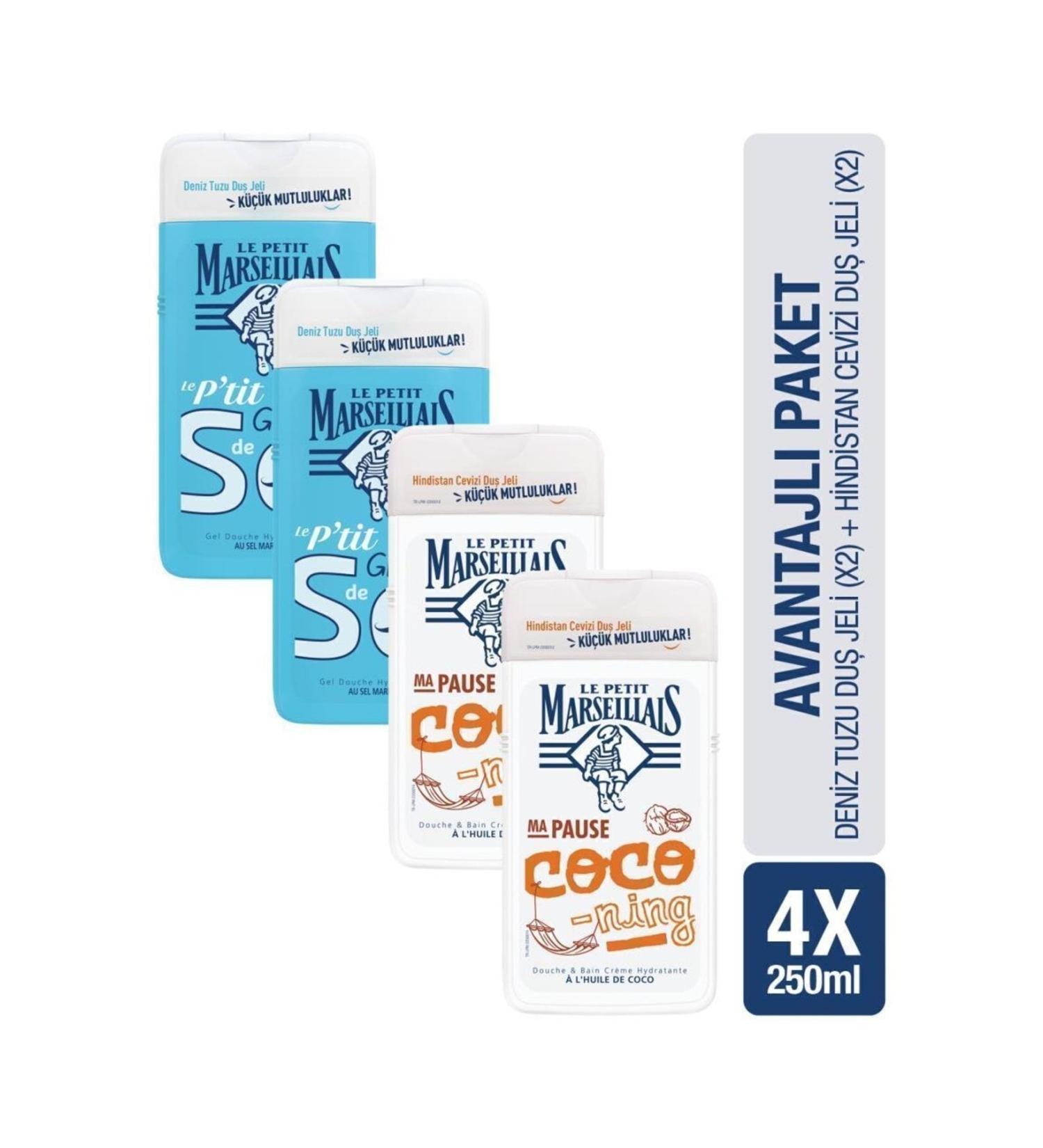 Le Petit Marseillais Lpm Bonheur Series Sea Salt Shower Gel 250 Ml