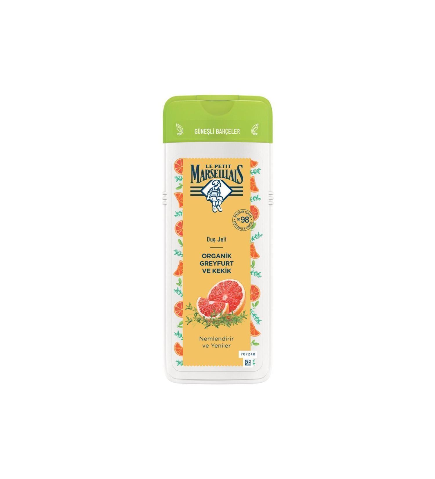 Le Petit Marseillais Organic Grapefruit - Thyme Shower Gel 400ml