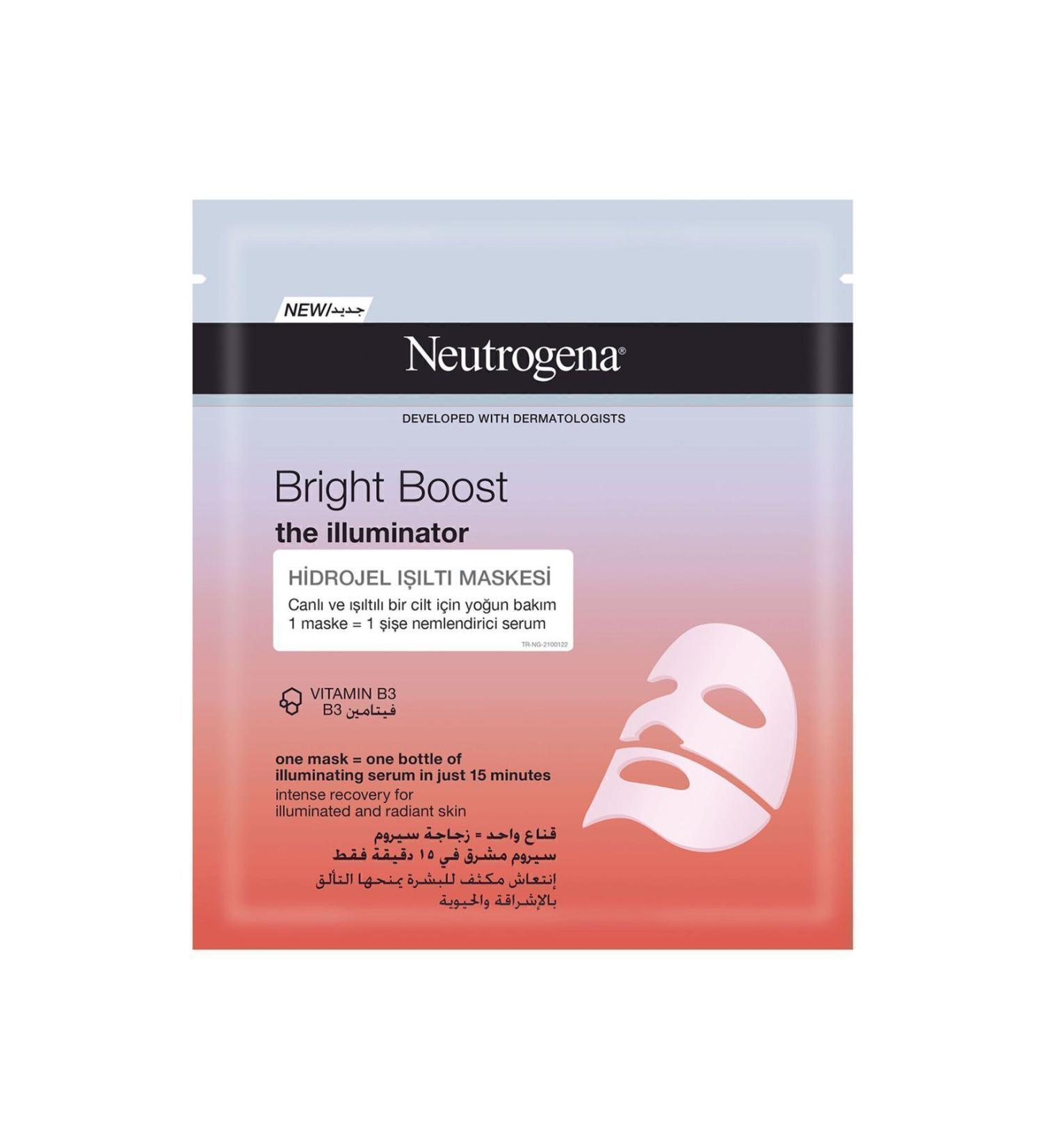 Neutrogena Bright Boost Hydrogel Radiance Mask 30 ml