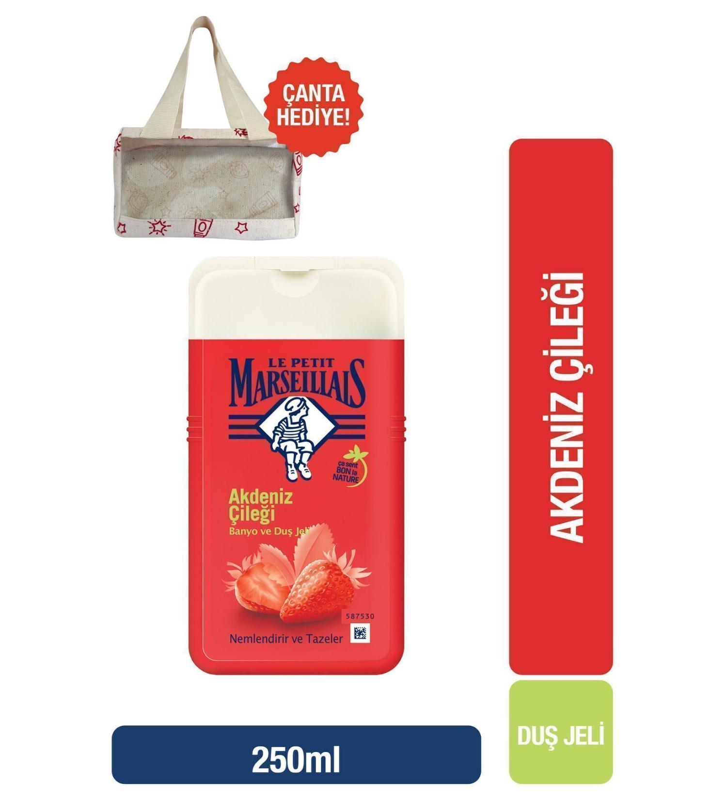 Le Petit Marseillais Mediterranean Strawberry Shower Gel 250 ml + Gift Bag