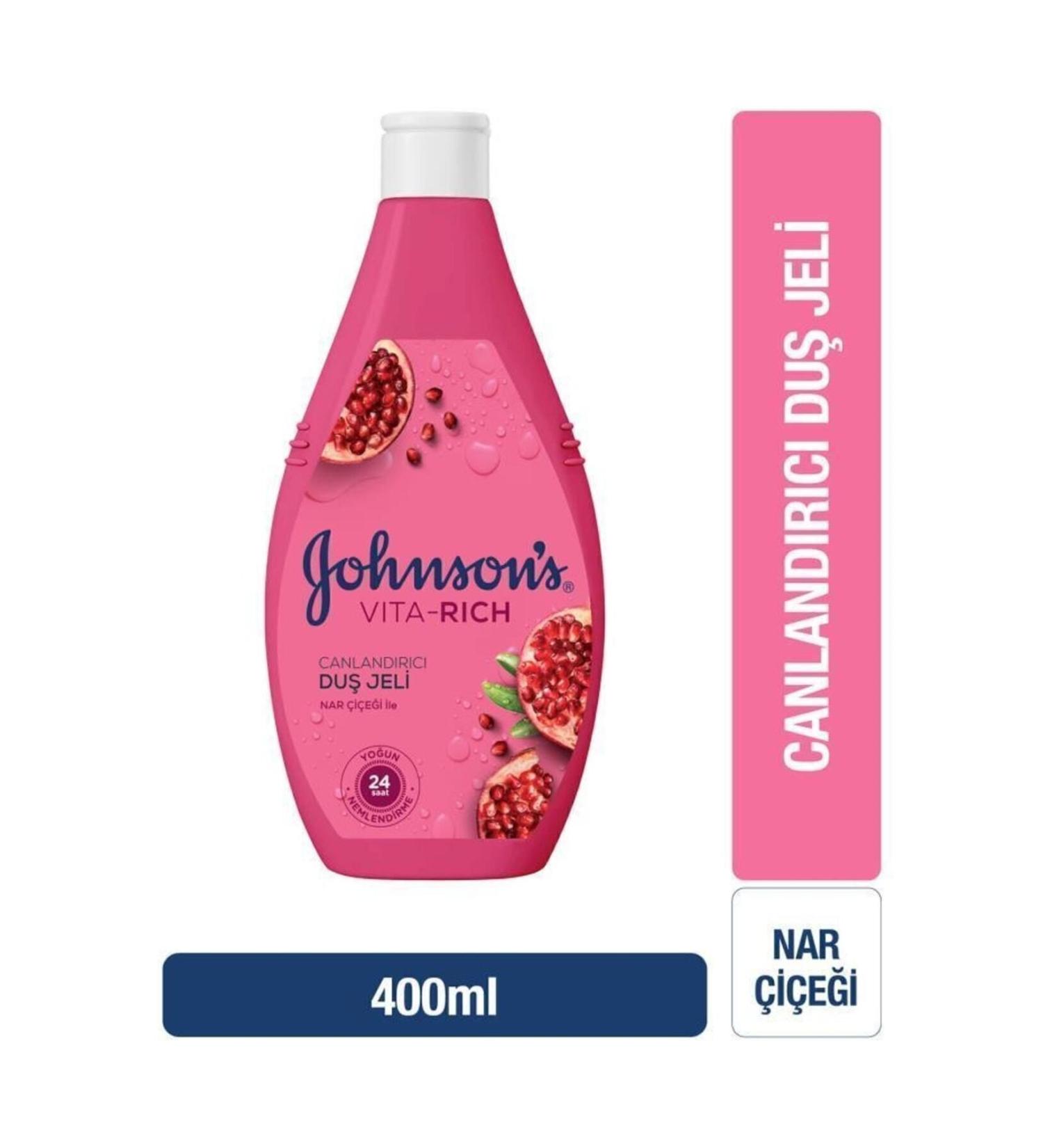 Johnson's Vita-rich Pomegranate Blossom Revitalizing Shower Gel 400ml
