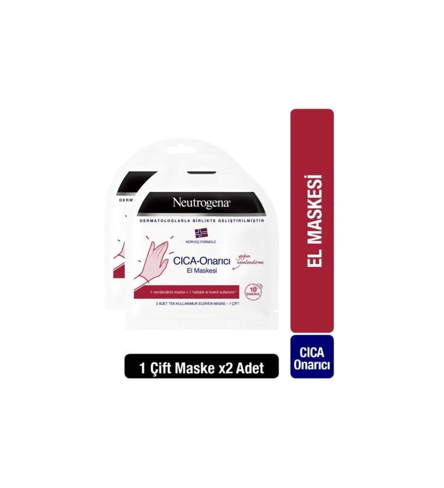 Neutrogena Norwegian Formula Cica-Repairing Hand Mask X 2 Pieces