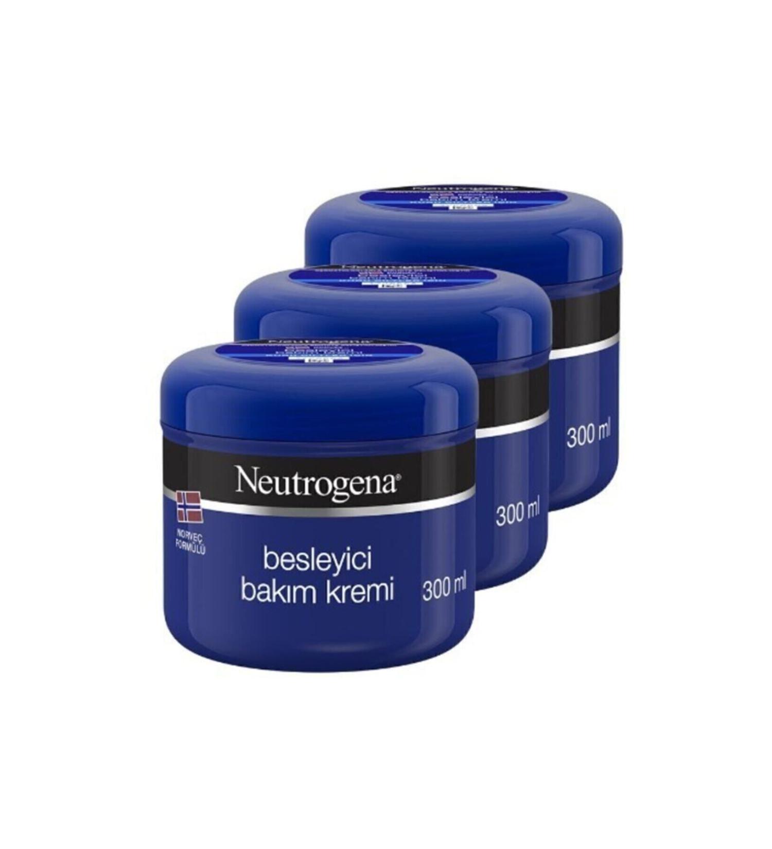 Neutrogena Norwegian Formula Nourishing Care Cream 300 ml X 3 Pieces - Buy Online on GoSupps.com