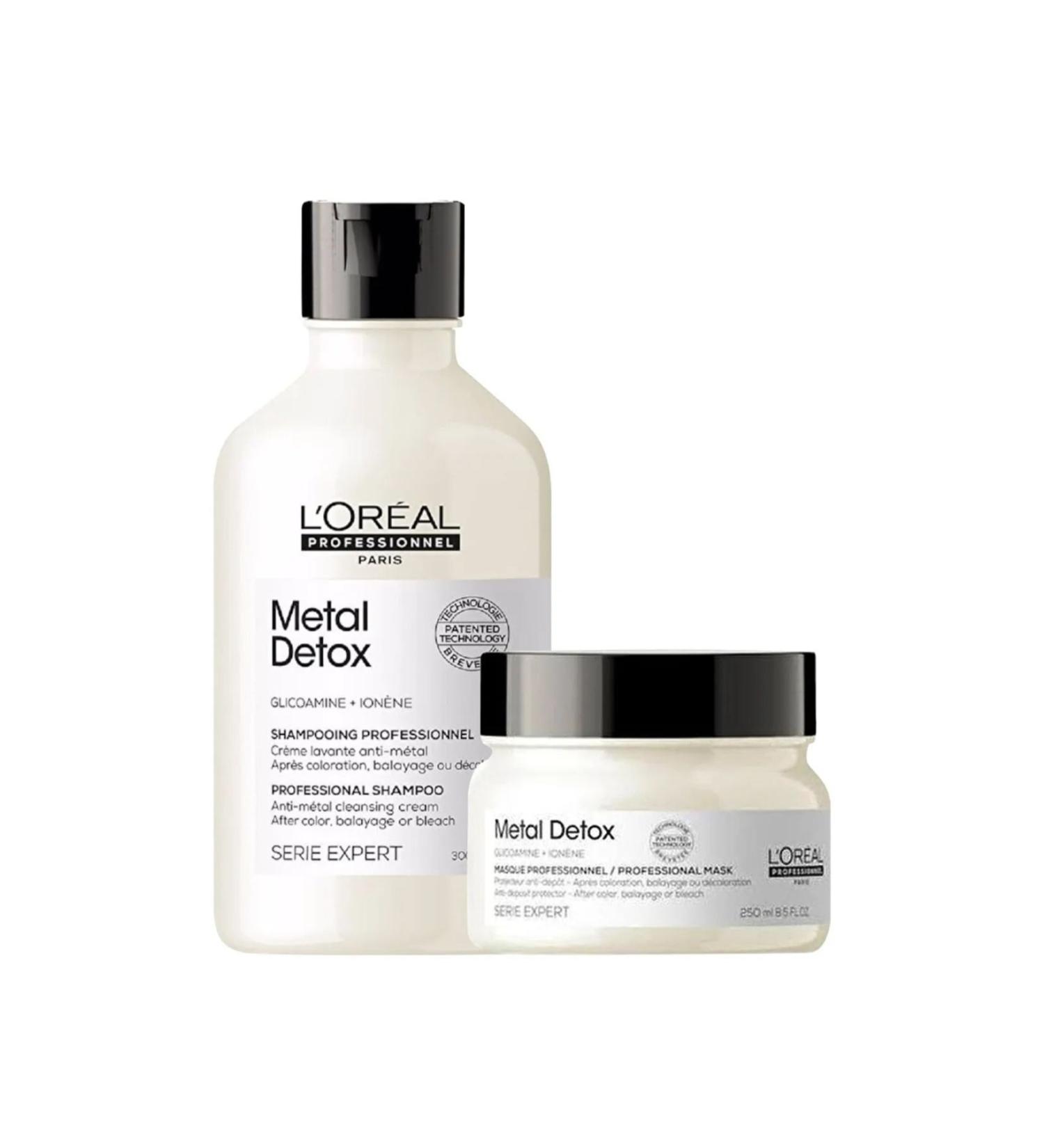 L'oreal Professionnel Loreal Professionnel Serie Expert Metal Detox Purifying Set of 2 for Treated Hair / GEM10025-
