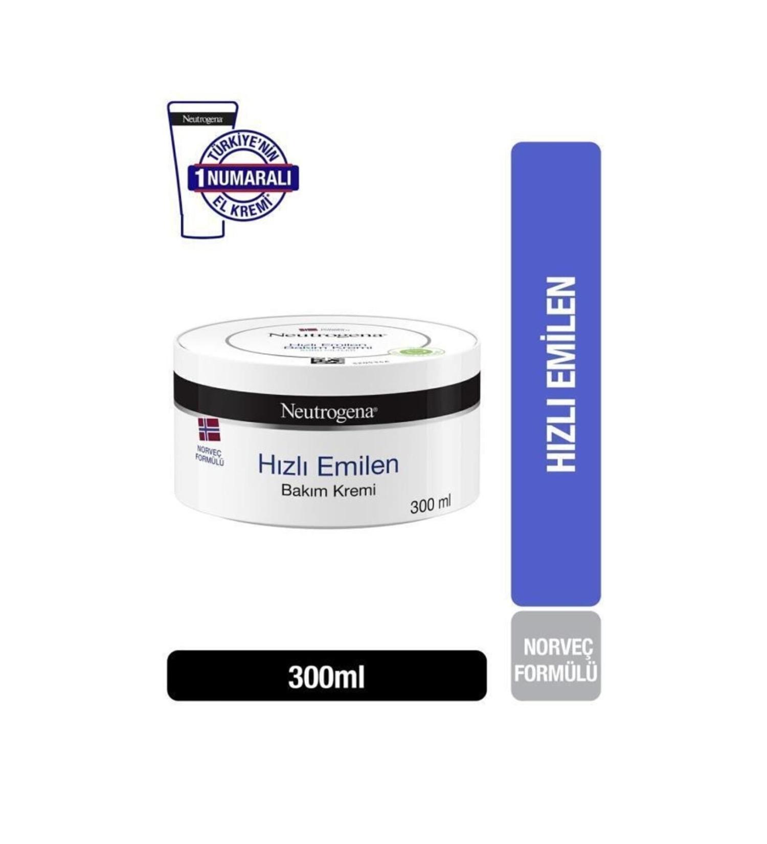 Neutrogena Norwegian Formula Fast Absorbing Care Cream 300 ml