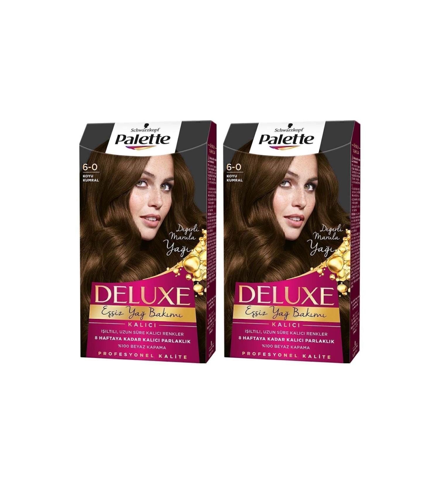 Palette Deluxe 6-0 Dark Blonde X 2 Hair Dye - Buy Online on GoSupps.com