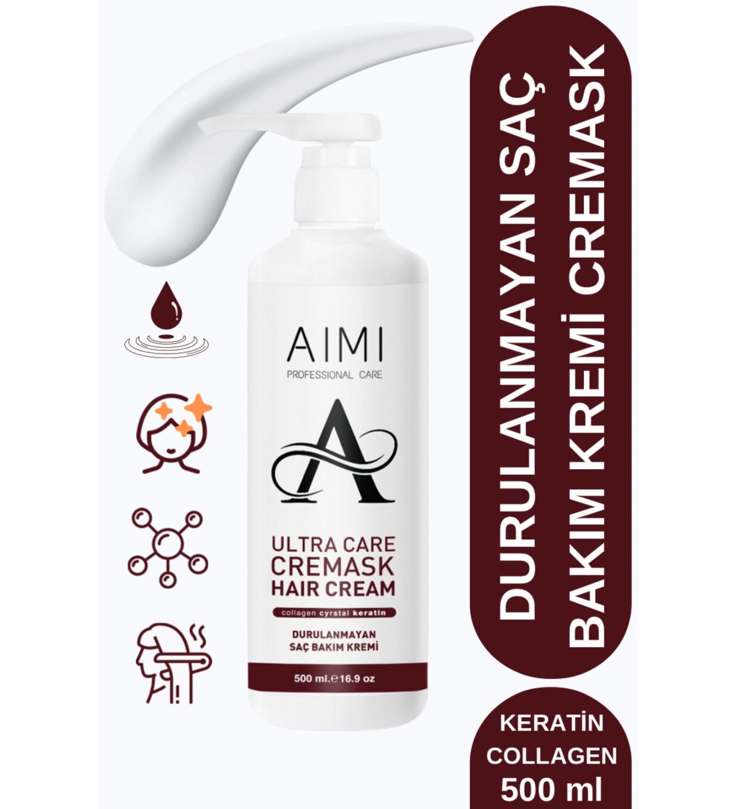 AIMI COSMETIC Aimi Cremask Ultra Care Leave-In Repairing Hair Care Cream 500ml - Buy Online on GoSupps.com
