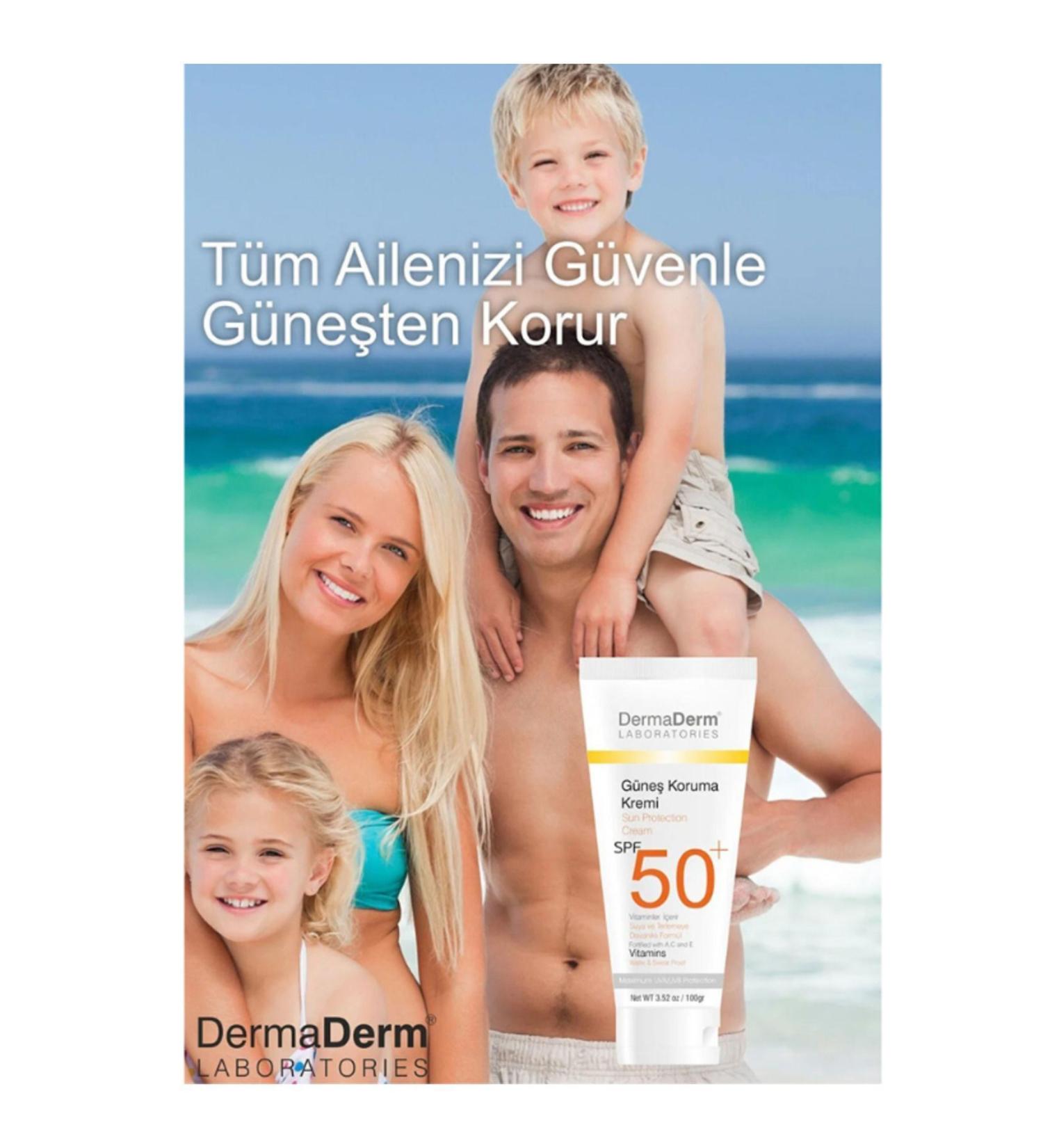Napure Dermaderm Sun Cream Spf 50 and Sun Protection Cream 100 G