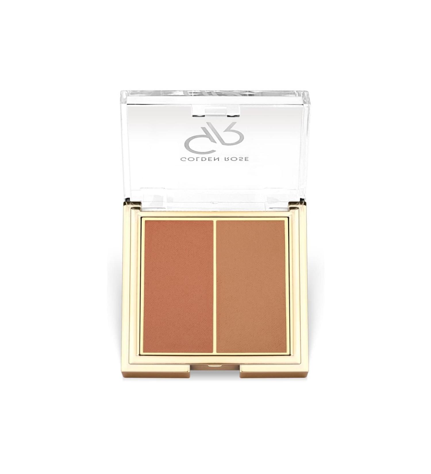 Golden Rose Iconic Blush Duo No: 03 Rosy Bronze - Blush - 8691190516161