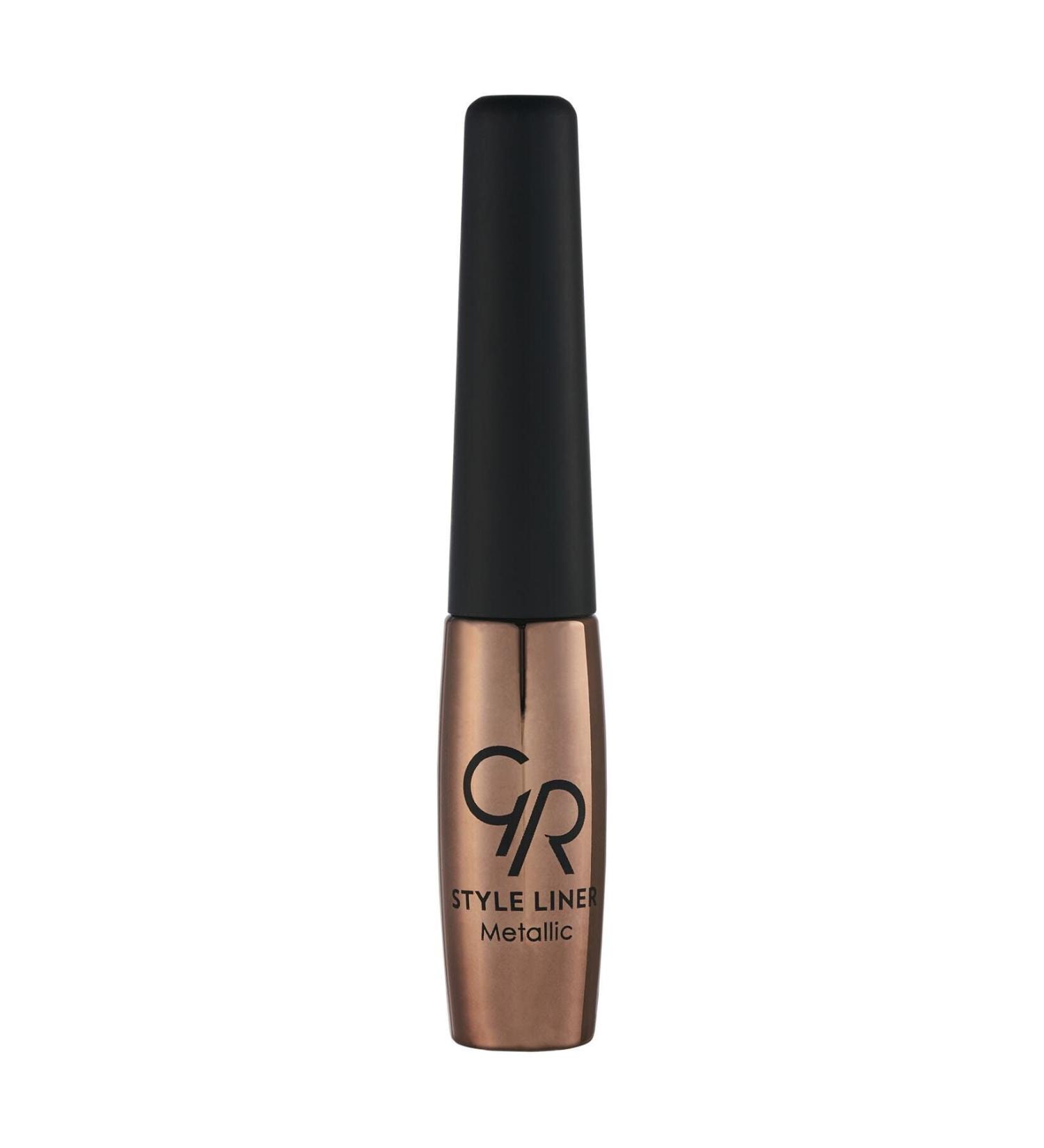 Golden Rose Style Liner Metallic Eyeliner No: 06 Copper - Metallic Eyeliner - 8691190170066 - Buy Online on GoSupps.com