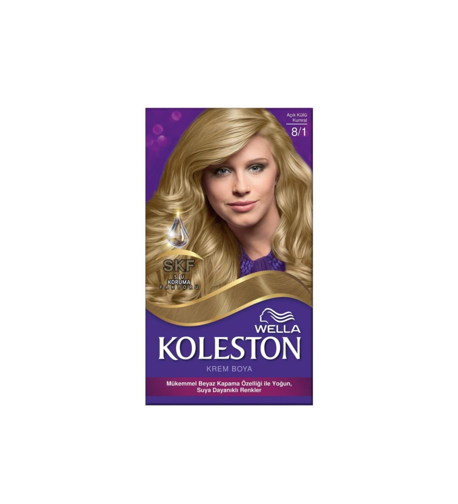 Wella Brand: Kit Hair Dye 8/1 Light Ash Blonde Category: Hair Dye
