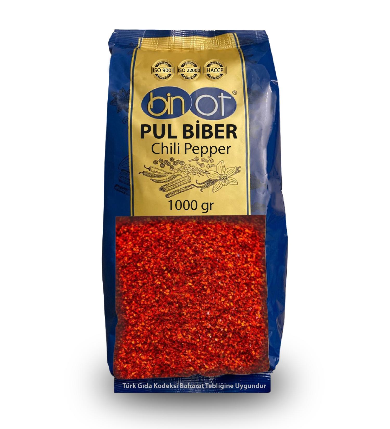 Binot Red Pepper 1000 gr Large Package