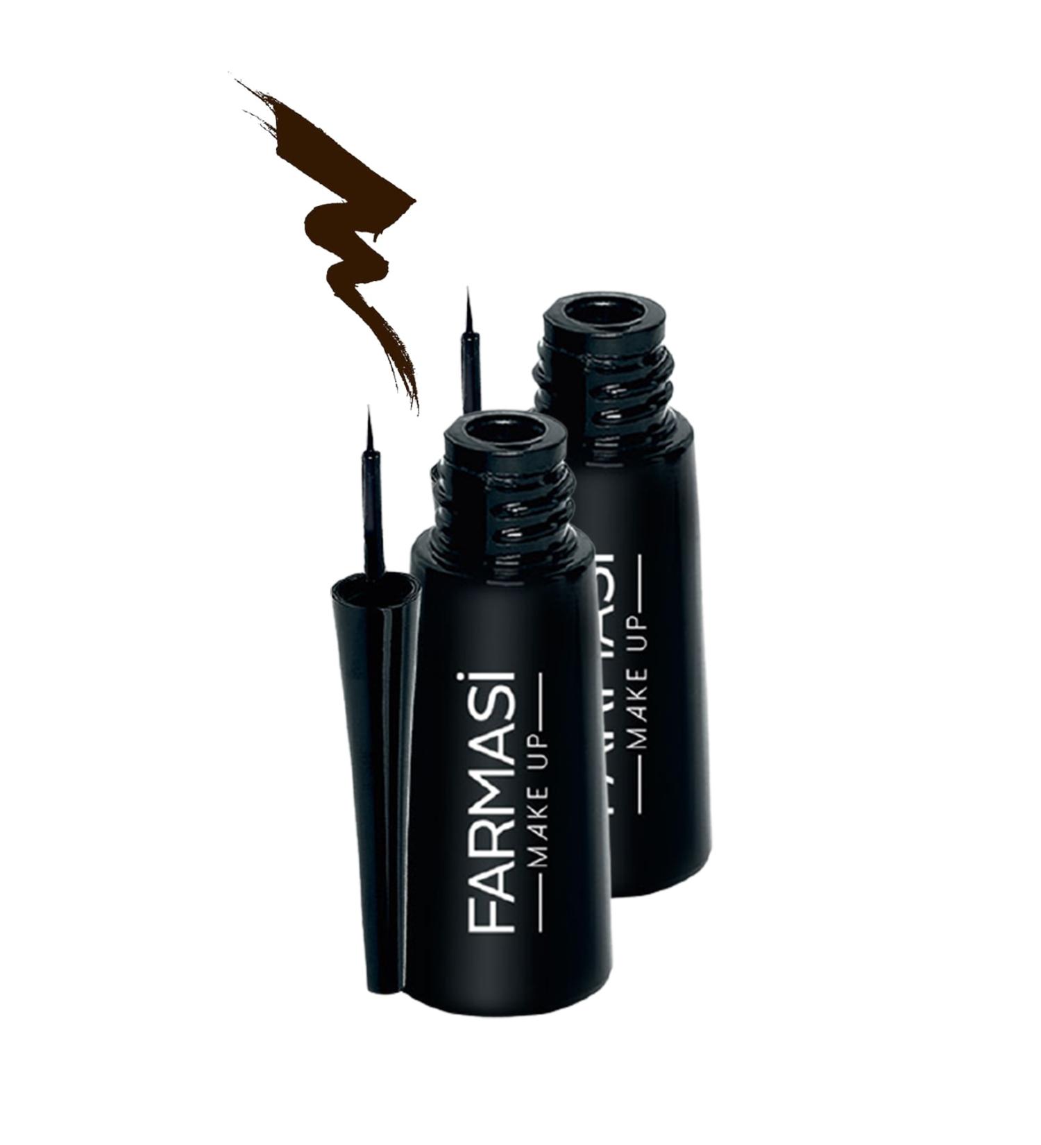 Farmasi Deep Look Fine Tip Eyeliner 4.5 G Set of 2