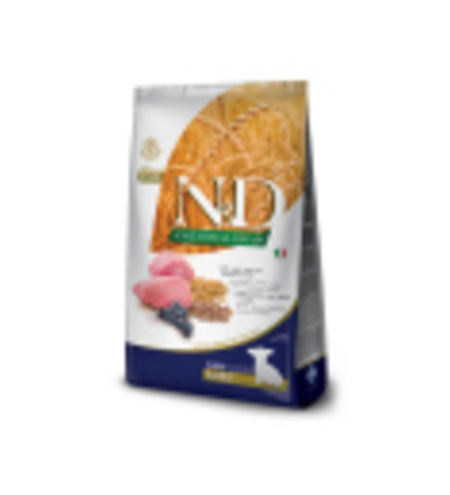 N & D Lamb & Blueberry Small Breed Low Grain Puppy Food 2.5 kg