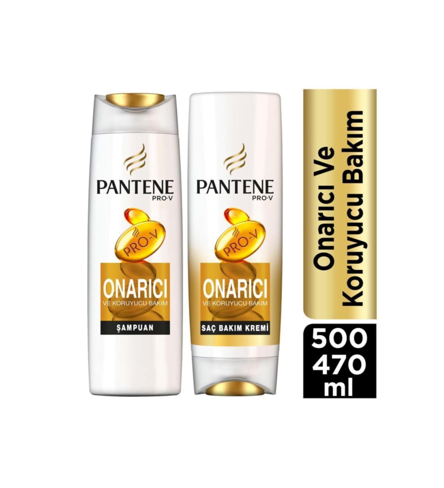 Pantene Shampoo Repair and Protective Care 500 ml + Hair Conditioner 470 ml
