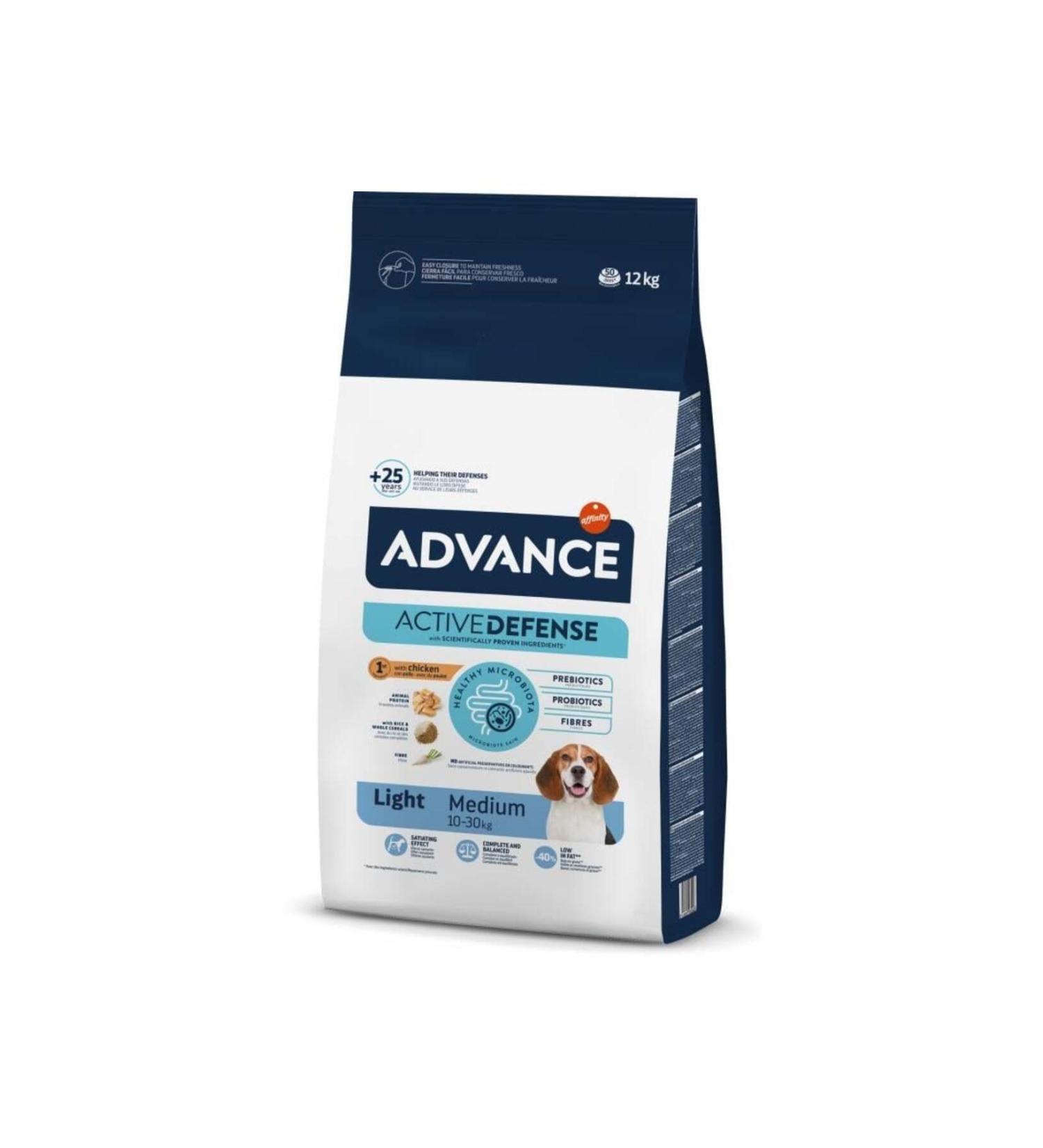 Advance Light Chicken Medium Dog Food 12 Kg