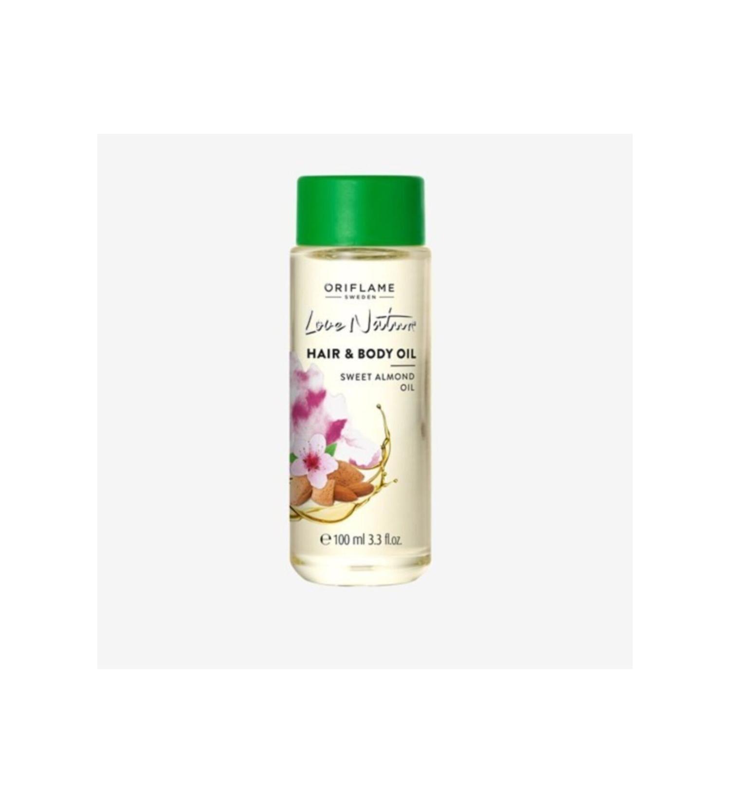 Oriflame Love Naturel Sweet Almond Hair and Body Oil 100ml