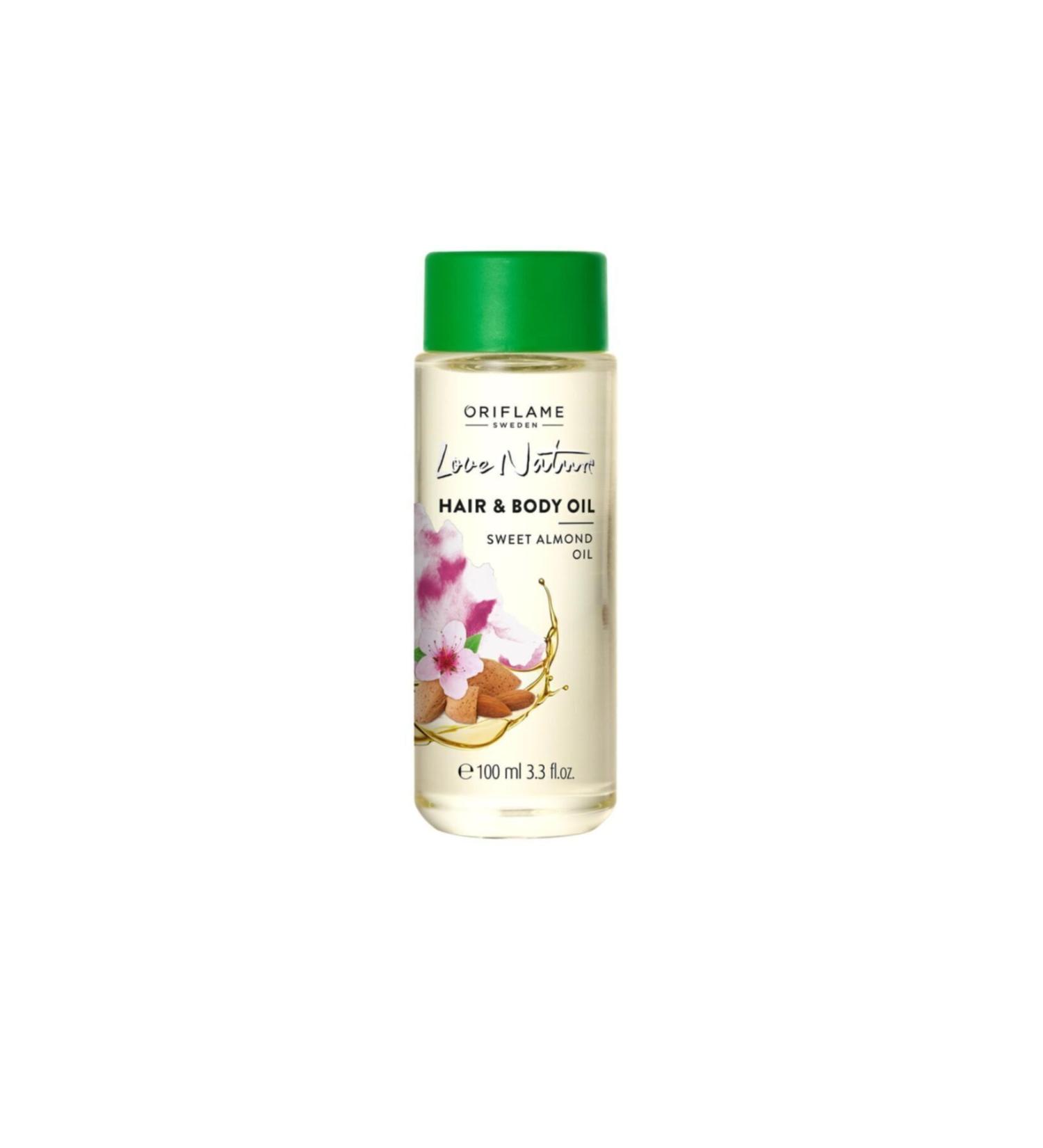 Oriflame Love Nature Sweet Almond Hair and Body Oil