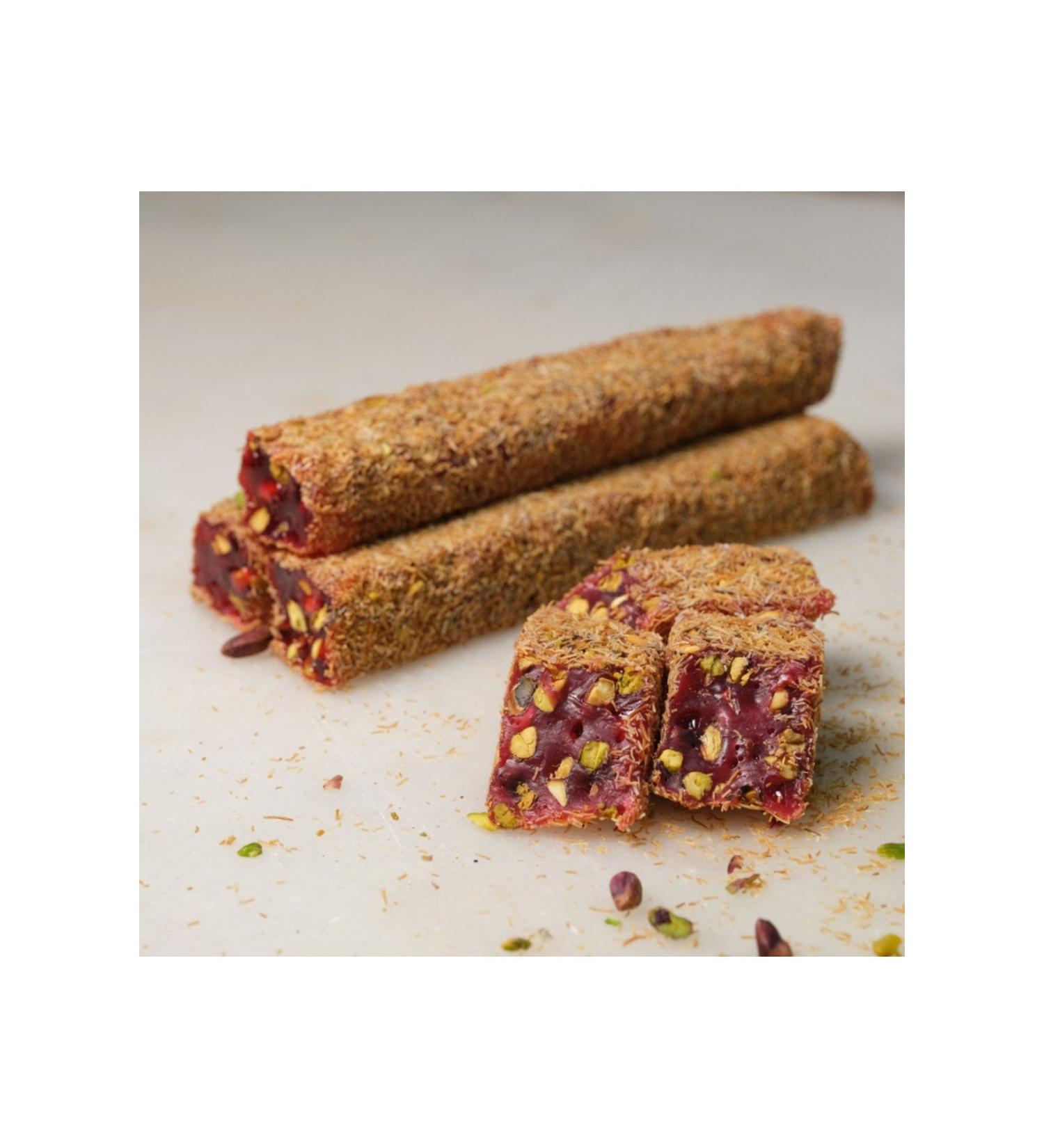 HACI BAYRAM TURKISH DELIGHTS Pistachio Kadayif and Other Varieties Fruit Flavored King Turkish Delight 1kg