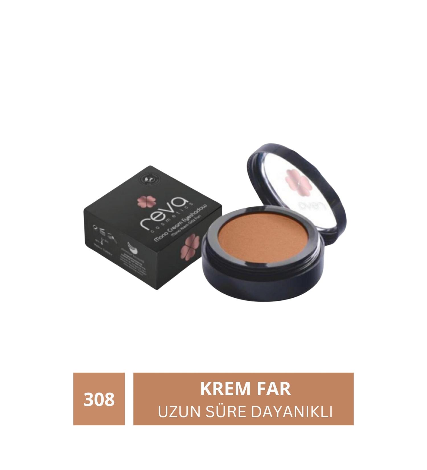 REVA Vegan Cream Eyeshadow - No. 308 | Clean Ingredients Long-Lasting & Mono Cream Eyeshadow - Buy Online on GoSupps.com