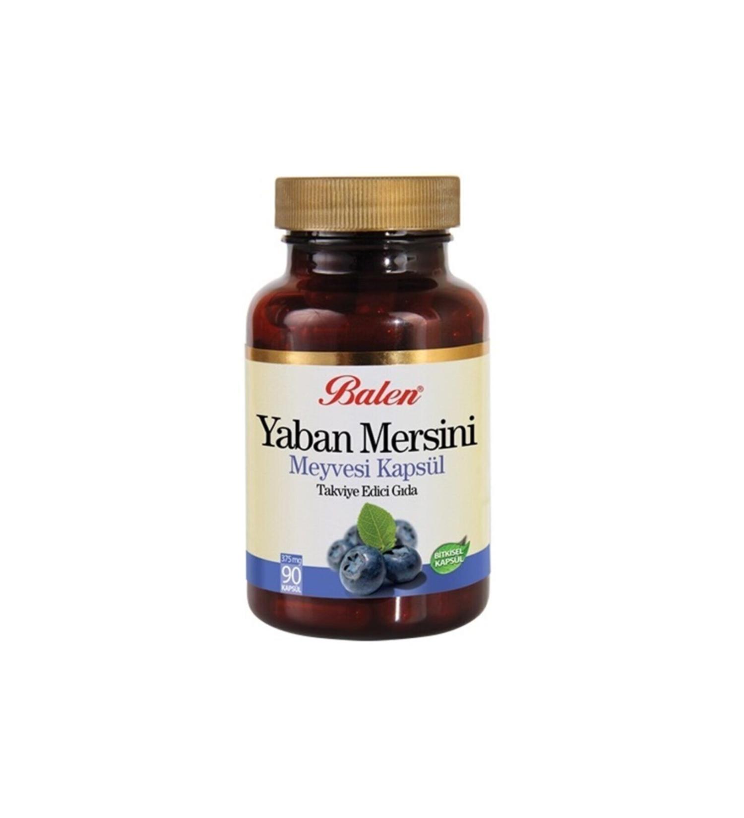 Balen Blueberry Fruit 375 mg 90 Capsules