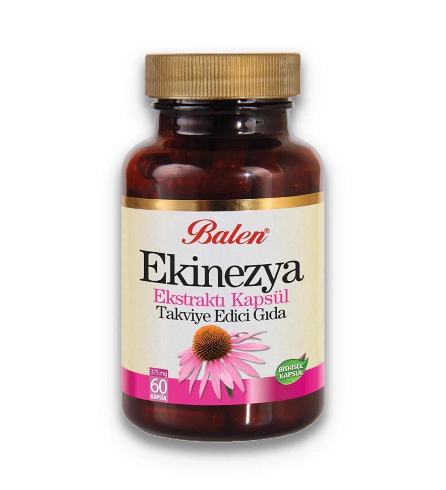 Balen Echinacea Extract - Vitamin C 375 Mg 60 Capsules