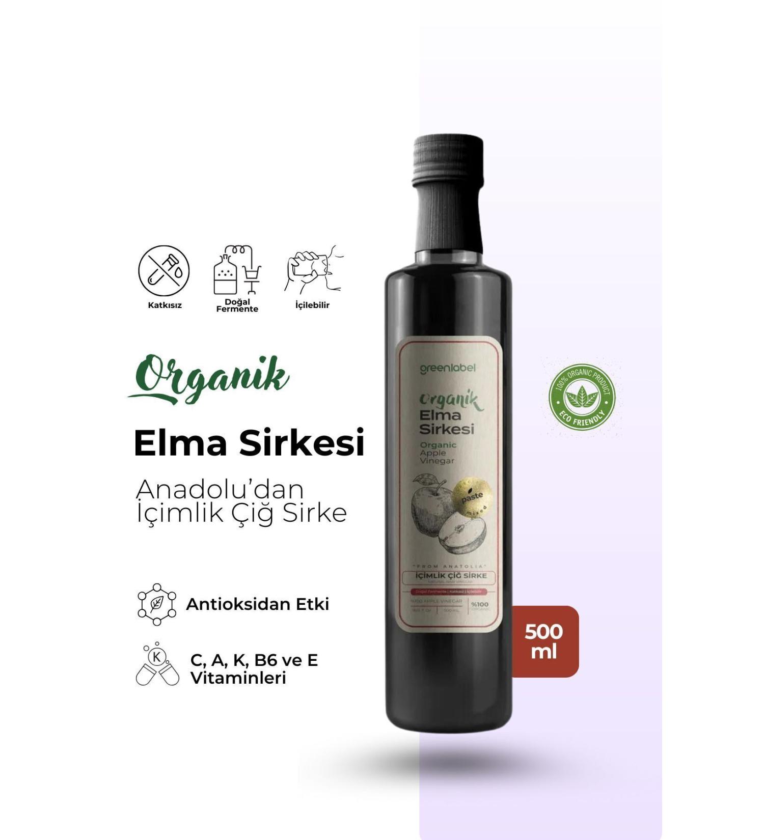 Green Label Greenlabel Organic Apple Cider Vinegar 500ml - Buy Online on GoSupps.com