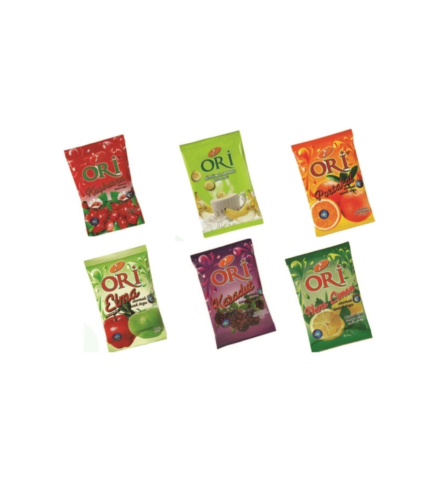 Ori 6 Types Oralet Powder / Black Mulberry Rosehip Milk Banana Orange Apple Mint Lemon - Buy Online on GoSupps.com